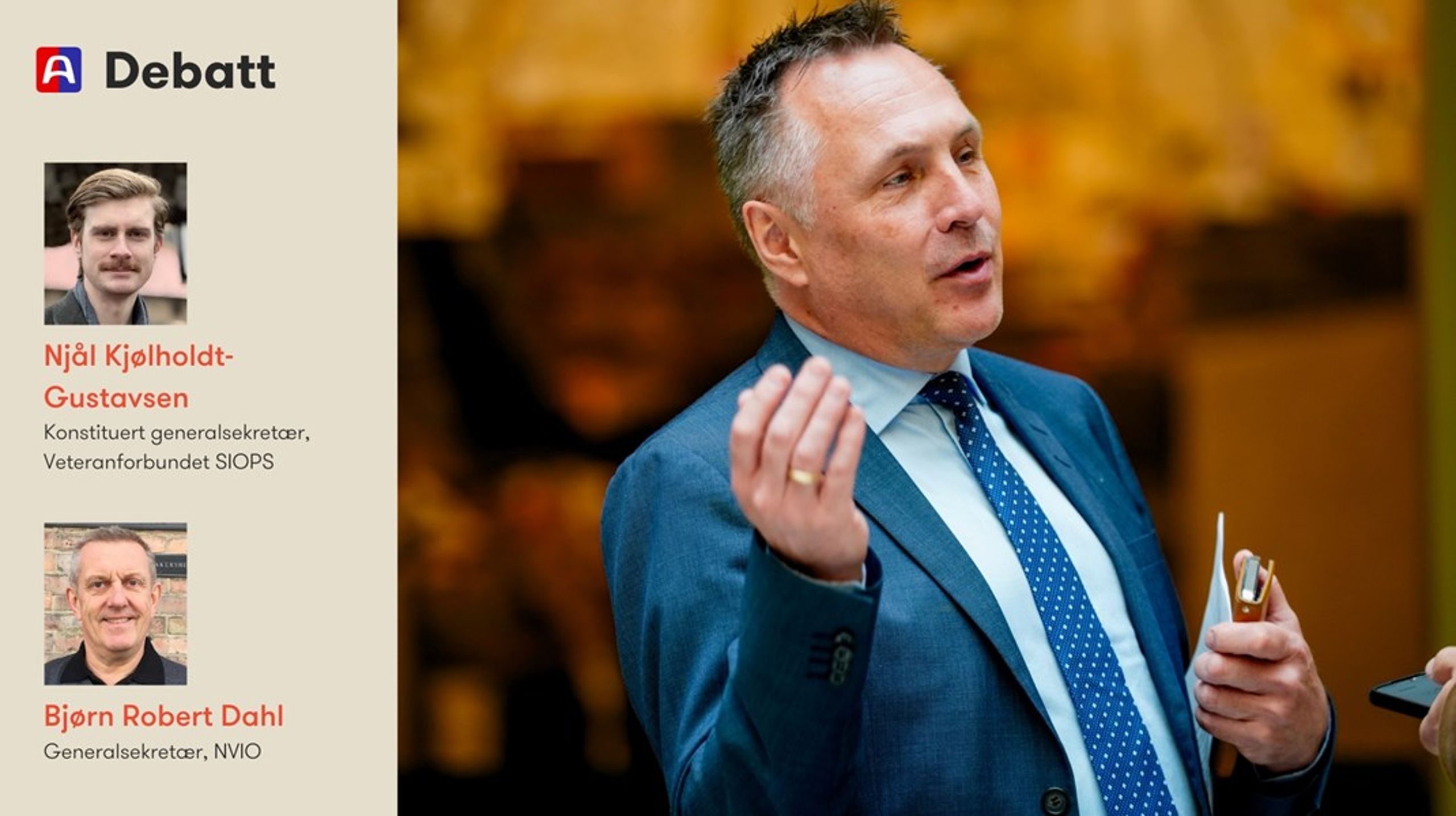 Veteranorganisasjonene SIOPS og NVIO krever fremgang i regjeringens veteranarbeid, og en tydelig prioritering av saksområdet.