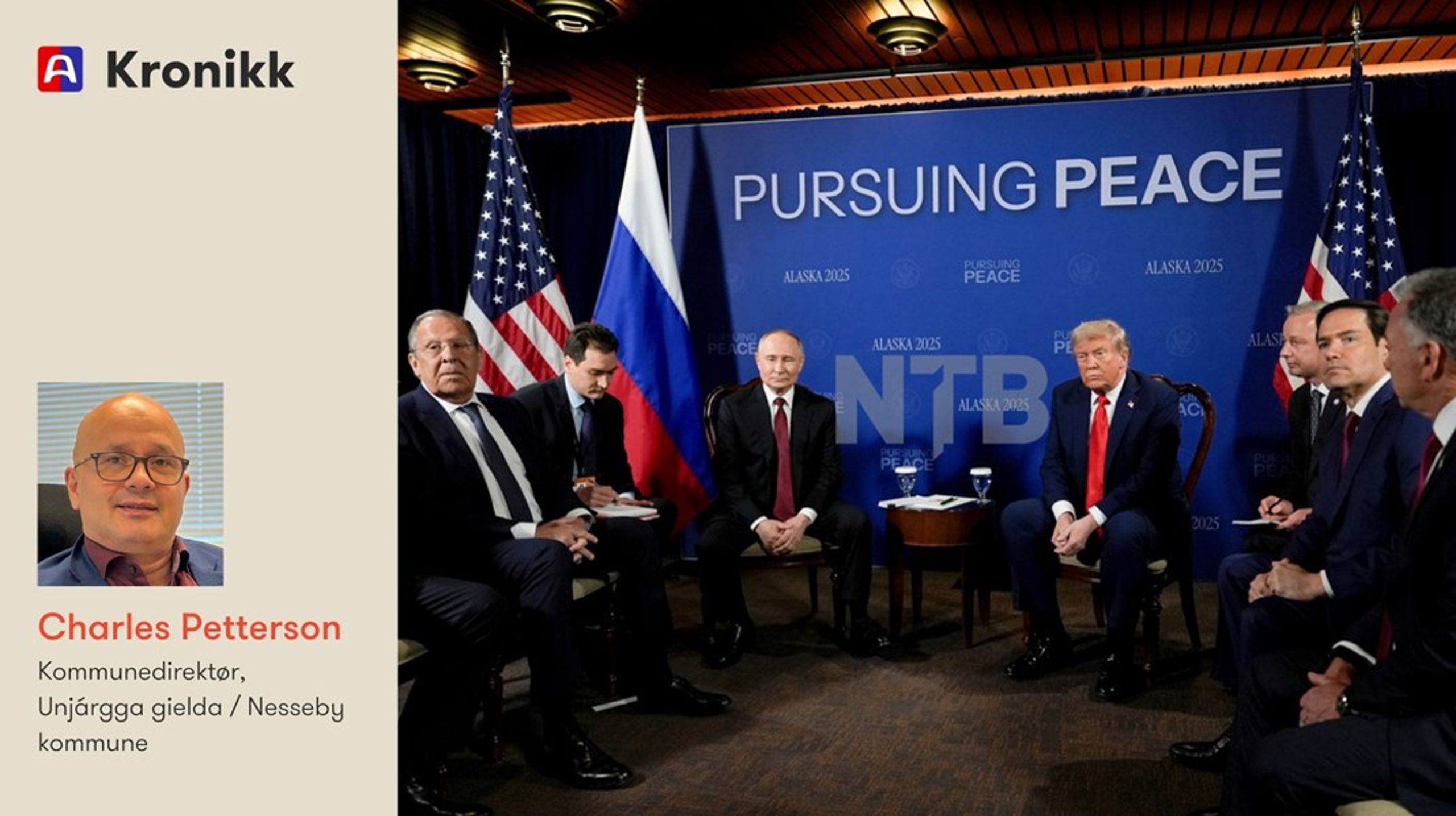 I autoritære systemer fremstilles krig sjelden som et valg. Den beskrives som uunngåelig. Som noe man «må» gjøre, skriver kommunedirektøren i Nesseby kommune.