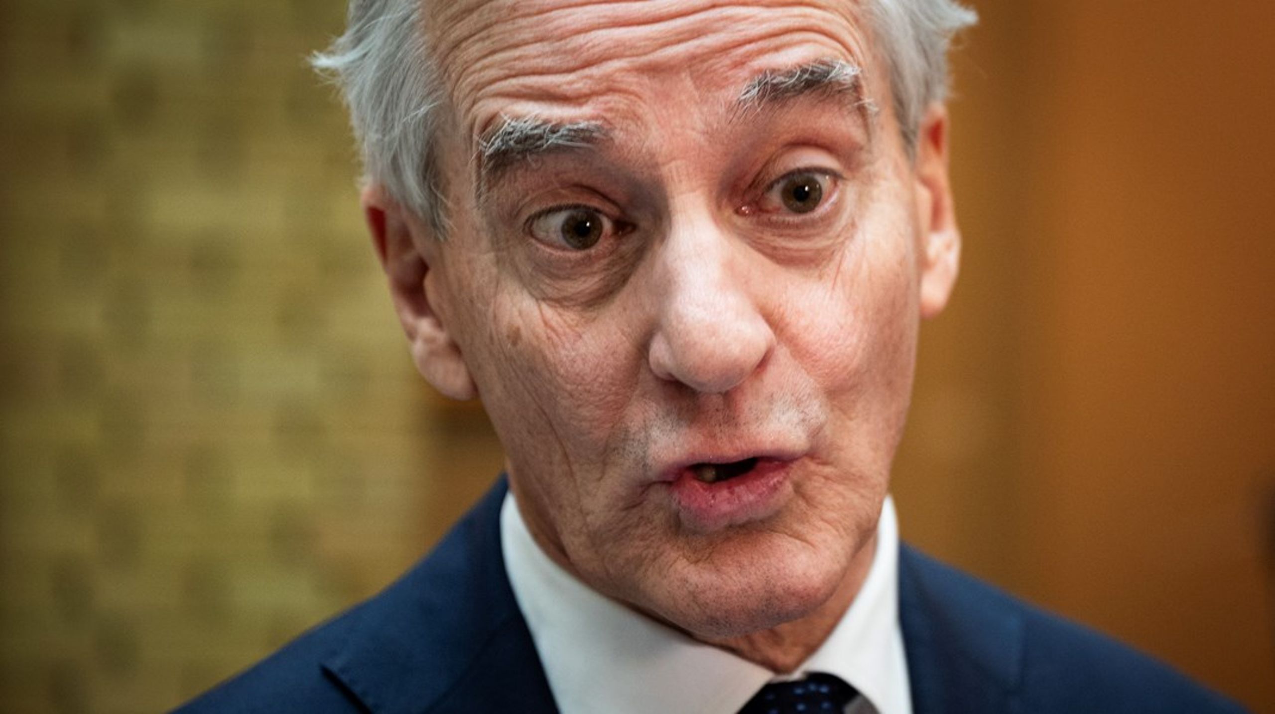 Statsminister Jonas Gahr Støre (Ap) har fått nok av det han opplever som «skamløse»&nbsp;forsøk fra Frp på å fraskrive seg ansvaret for utenrikspolitikken som ble ført av Solberg-regjeringene.