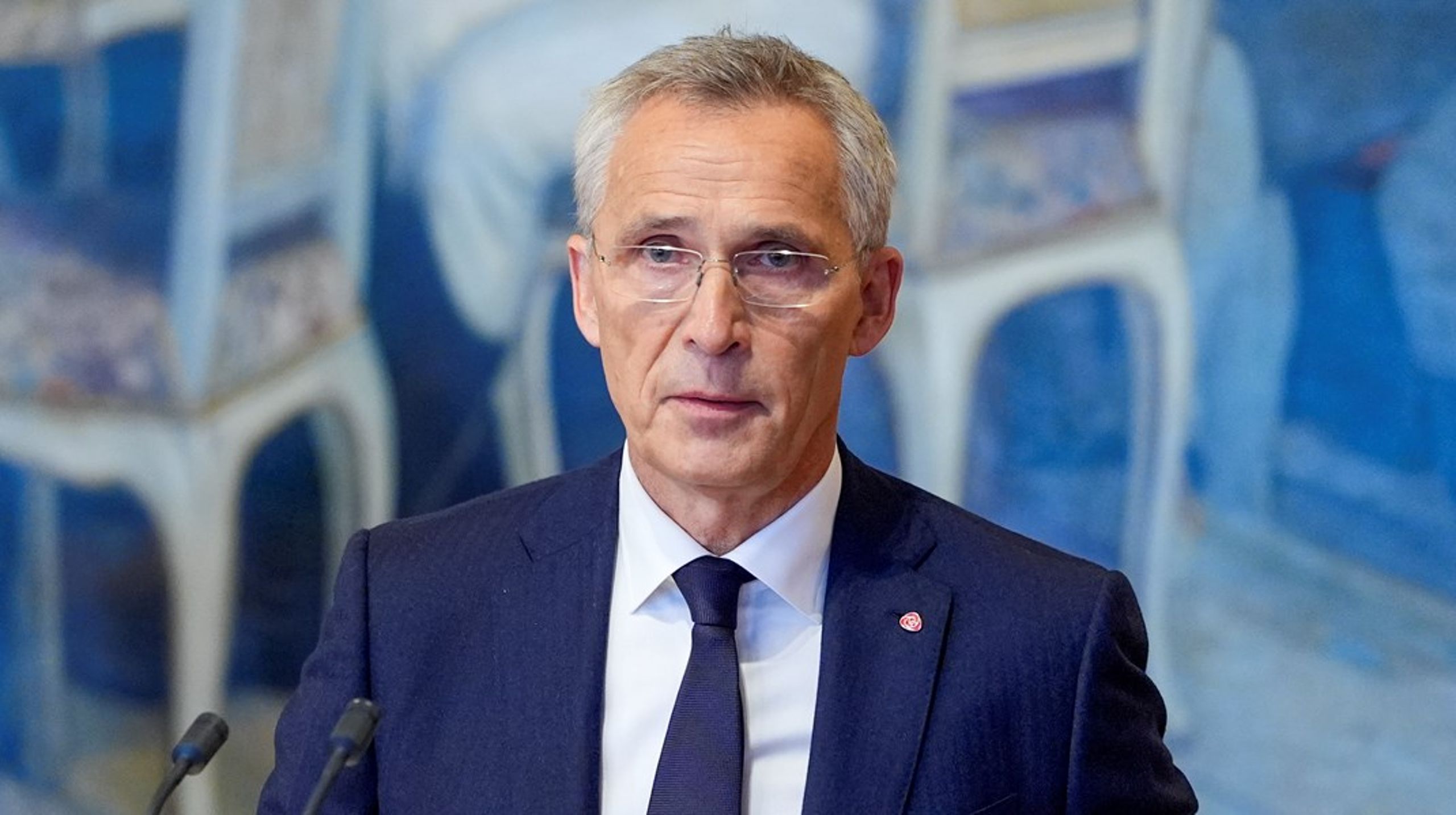 Finansminister, Jens Stoltenberg (Ap), orienterer om den makroøkonomiske situasjonen før regjeringens budsjettkonferanse denne uken.
