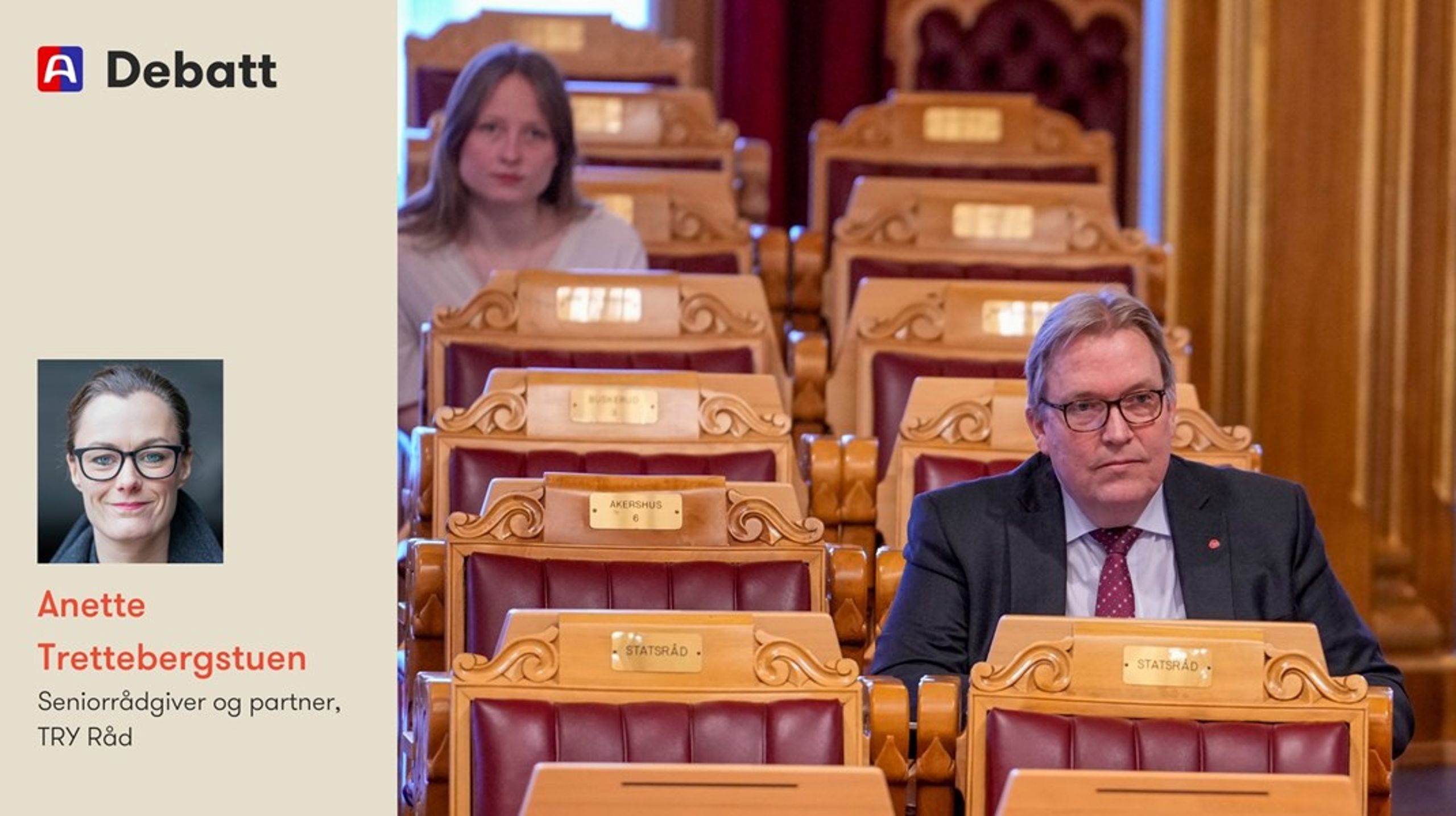 Sverre Myrli (Ap) har rett i at det meste av påvirkningen politikere møter, skjer gjennom helt legitime aktører. Men det er ikke et argument mot lobbyregister, mener tidligere partifelle&nbsp;Anette Trettebergstuen.
