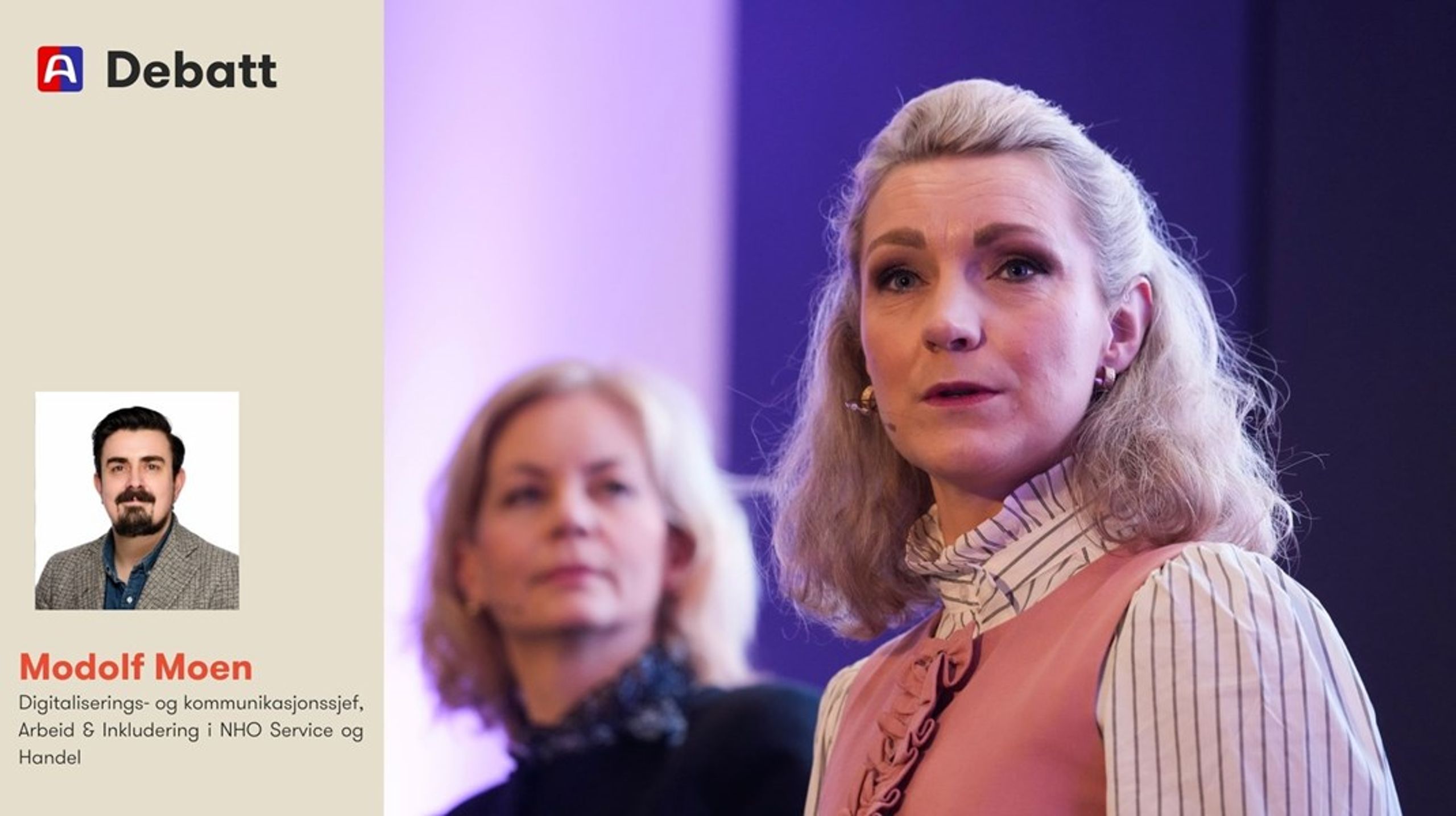 Altfor mange KI-initiativer stopper i seminarer og strategidokumenter. Det må digitaliseringsminister Karianne Tung gjøre noe med, mener Modolf Moen.