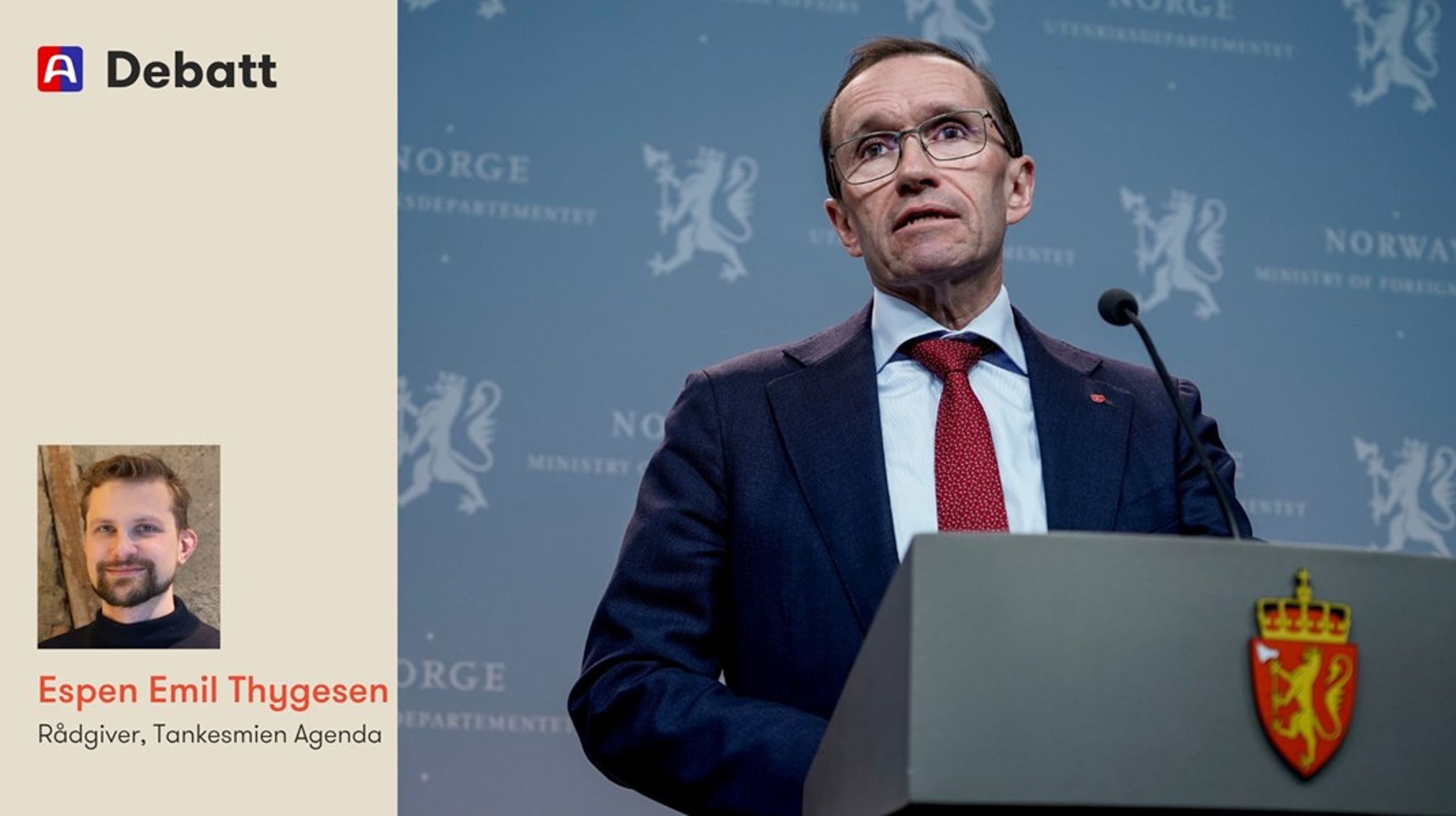 «Hvis Morken ønsker at Norge skal reagere med straffetiltak mot India, bør han ikke lete i Efta-India, men be om lovendring av Sanksjonsloven. Om det er en god idé, er en annen sak,» skriver innleggsforfatteren.