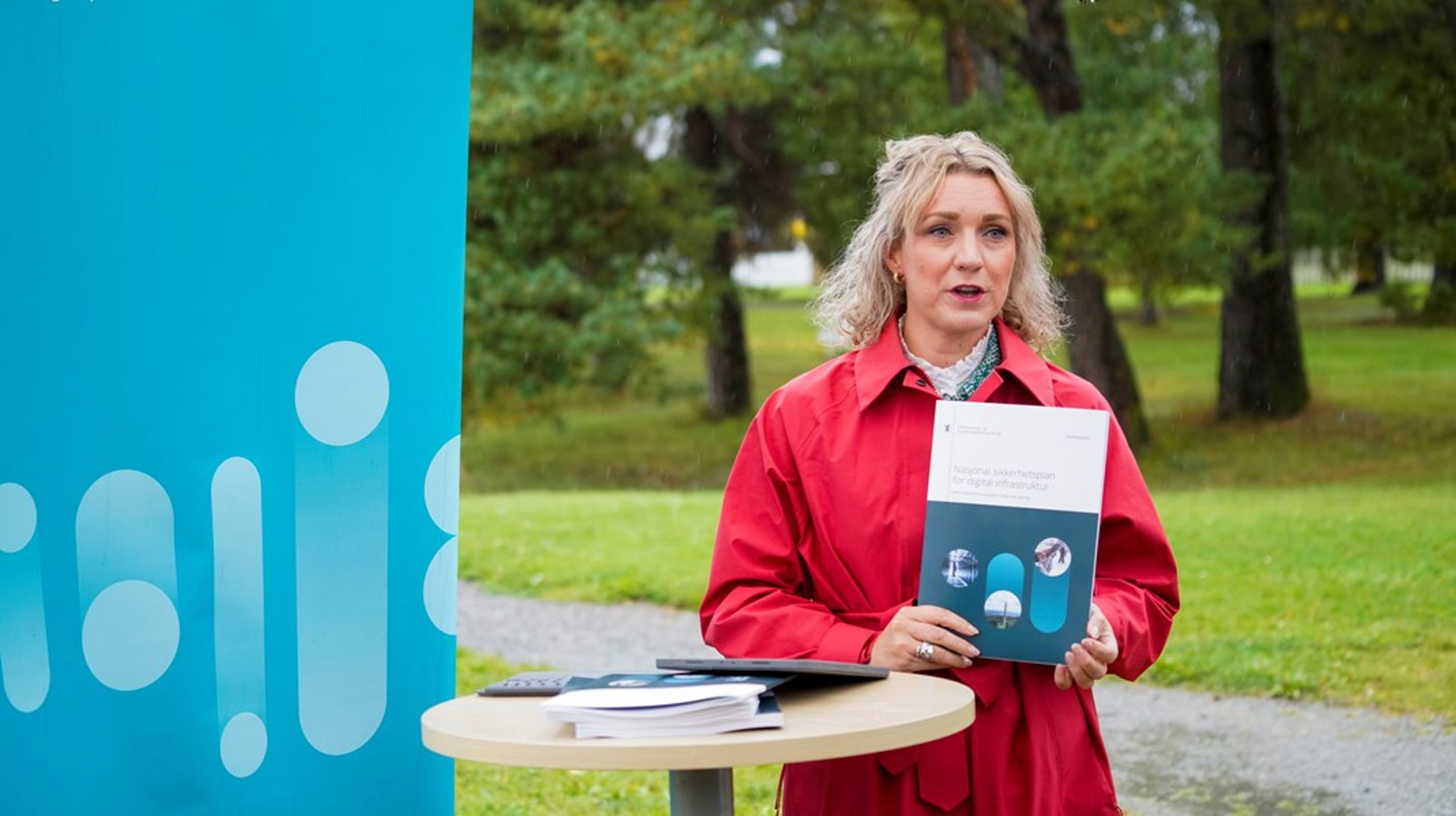 Digitaliseringsminister Karianne Tung la frem Nasjonal sikkerhetsplan for digital infrastruktur i fjor.&nbsp;