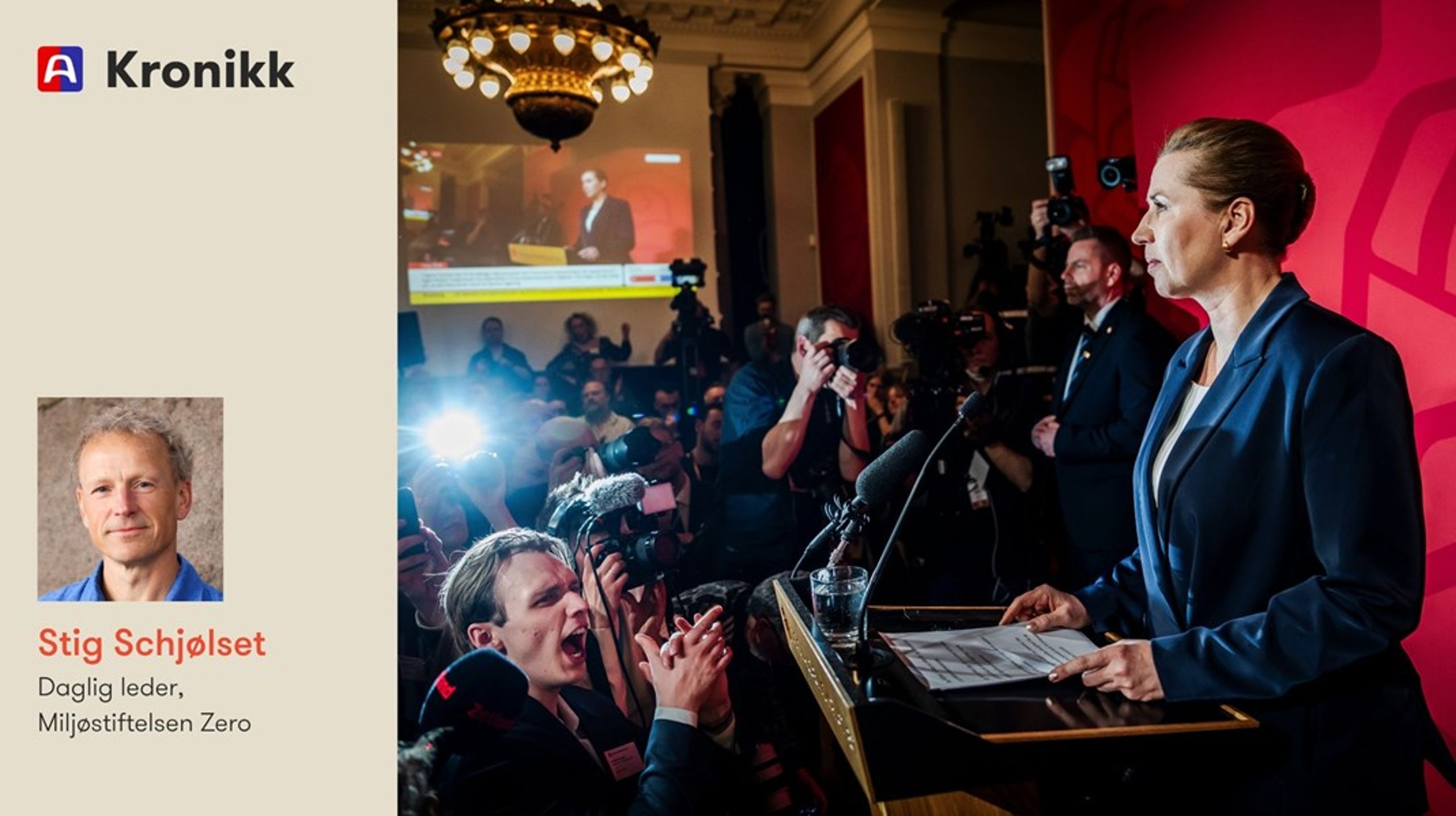 «Danmark har egentlig alt Norge mangler i klimapolitikken: De har helt konkrete mål for nasjonale utslippskutt, og politikk for å følge opp», skriver Zero-lederen.