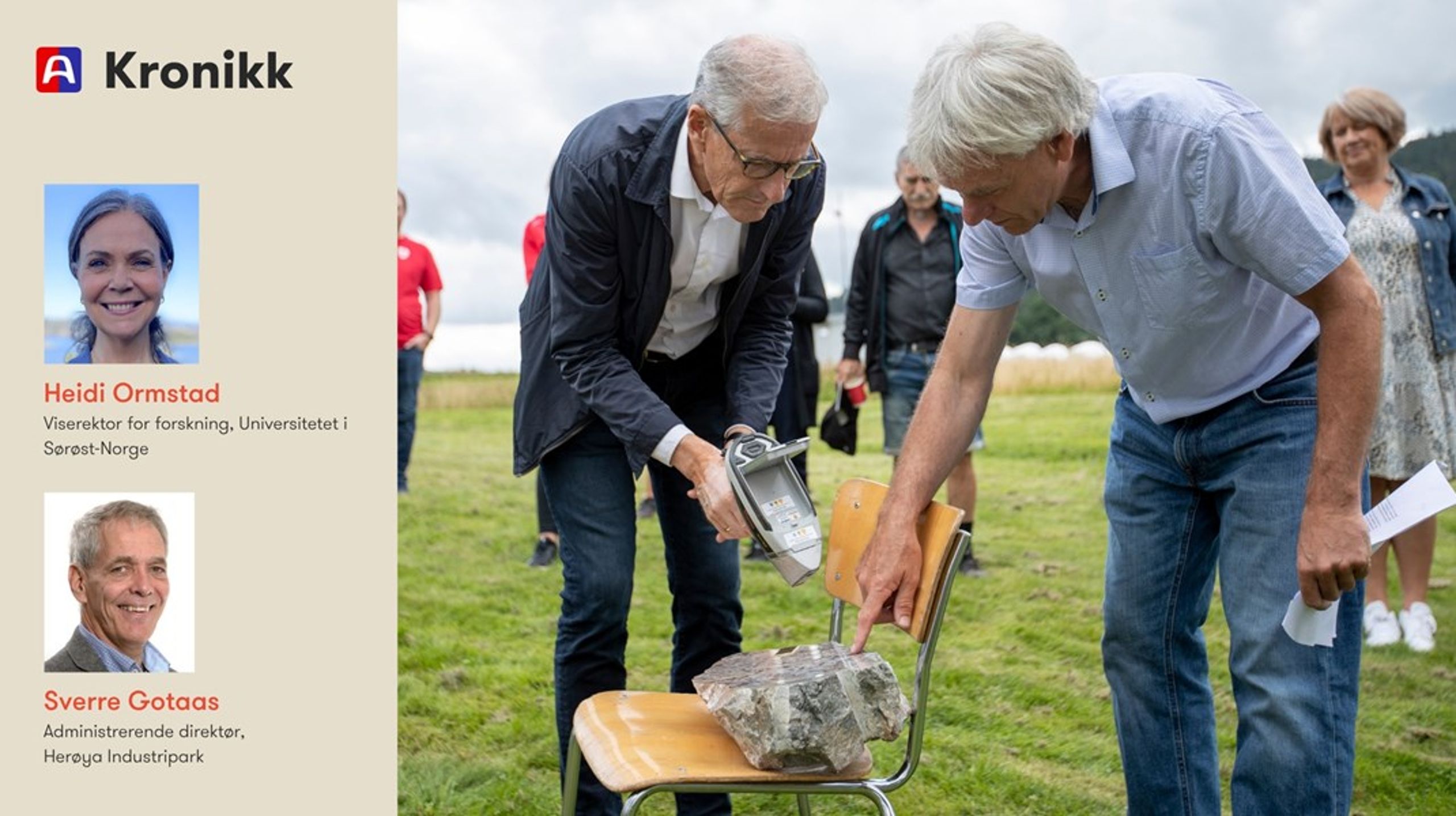 Fensfeltet er en test på om Norge klarer å omsette ambisjoner til handling, og på om staten er villig til å ta en tydeligere rolle i utviklingen av strategiske ressurser, mener innleggsforfatterne.