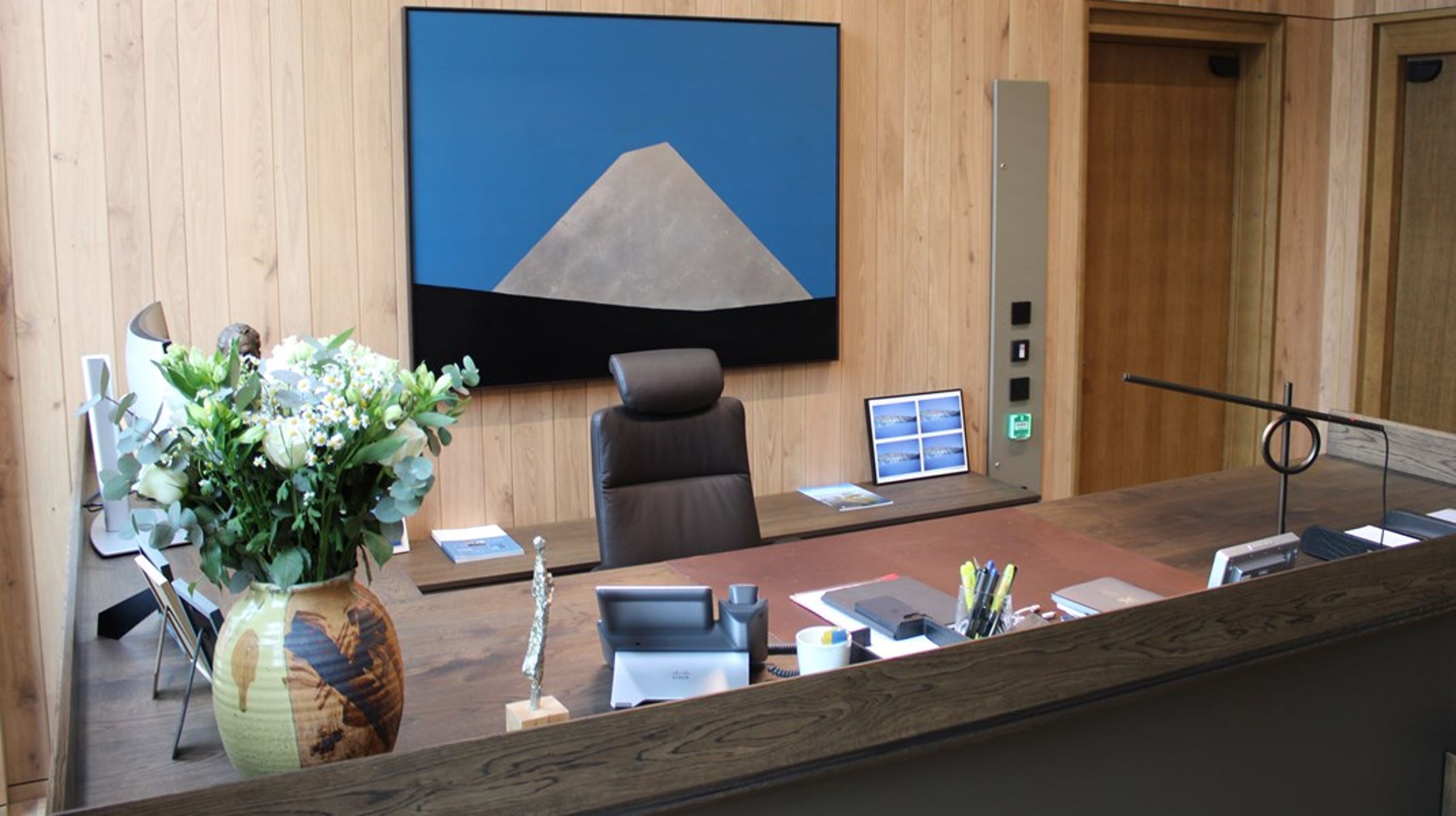 SMP, eller Statsministerens pult i det nye regjeringskvartalet om&nbsp;du vil.