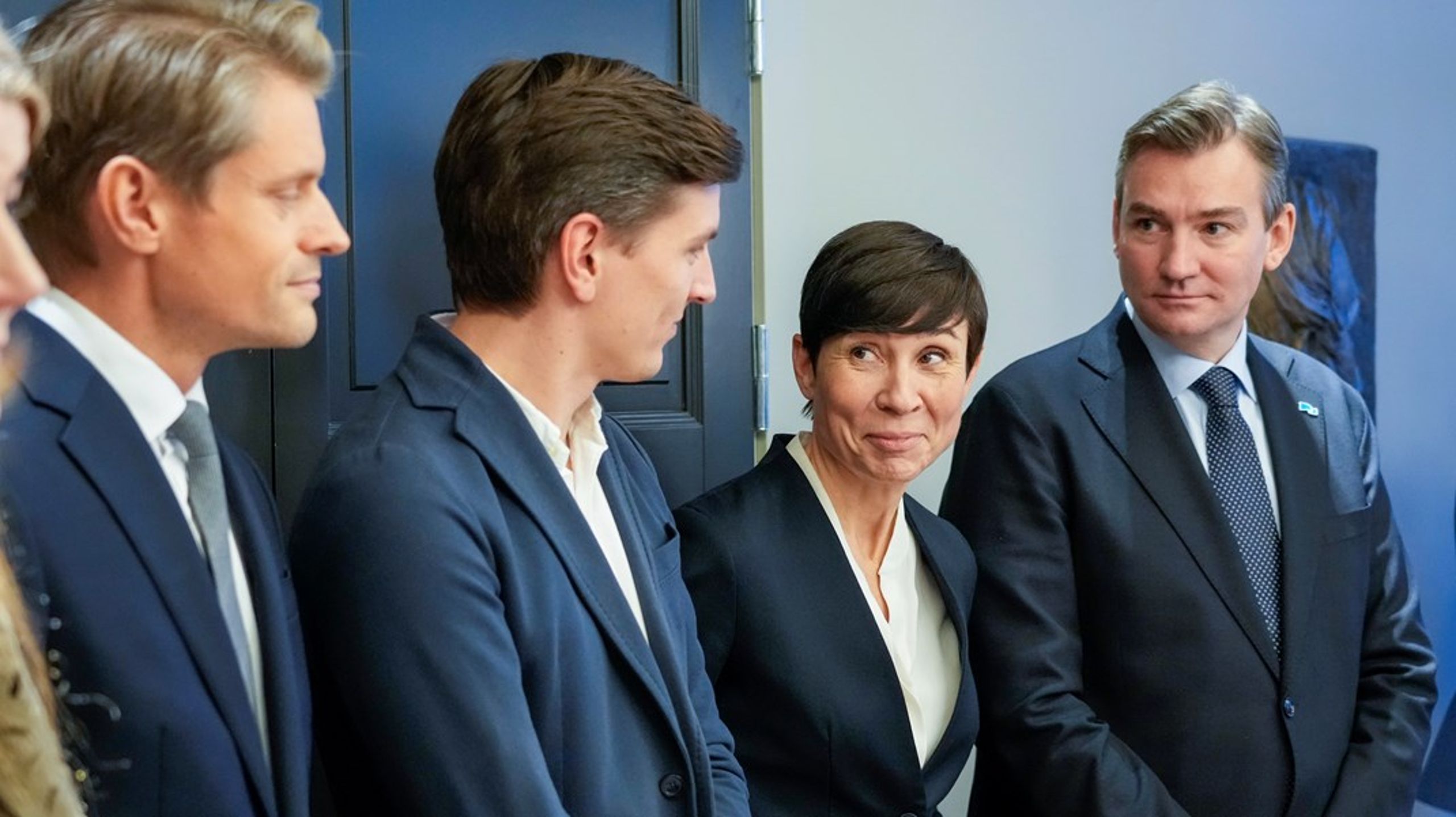 Høyre har med nytt mannskap fremmet langt flere representantforslag enn tidligere. F. v&nbsp;Peter Frølich, Ola Svenneby, Ine Eriksen Søreide og Henrik Asheim.&nbsp;