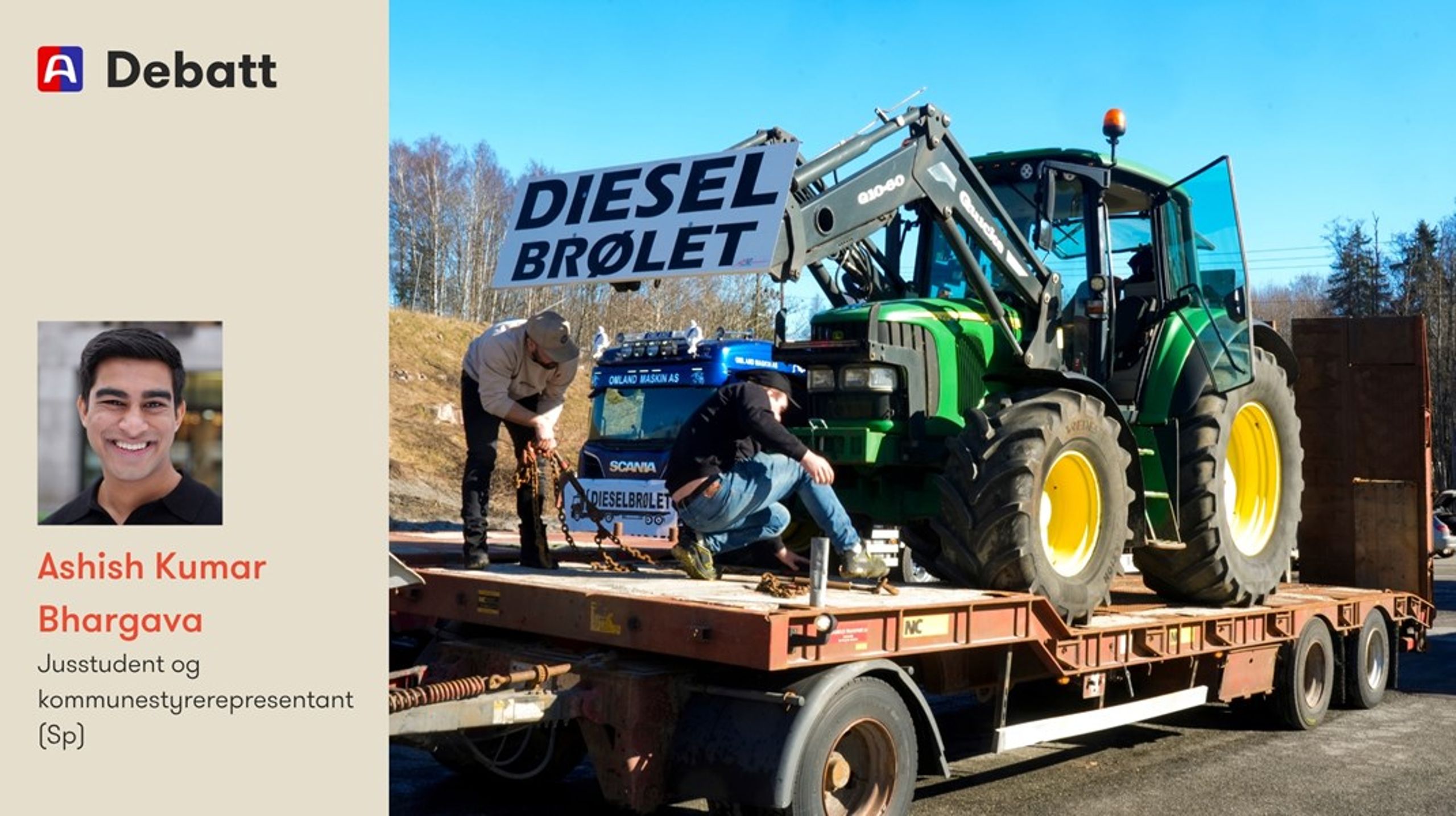 «Da Senterpartiet stemte for å kutte i drivstoffavgiftene, handlet det ikke om blokk-tankegang, men om ansvar for folk», skriver innleggsforfatteren.