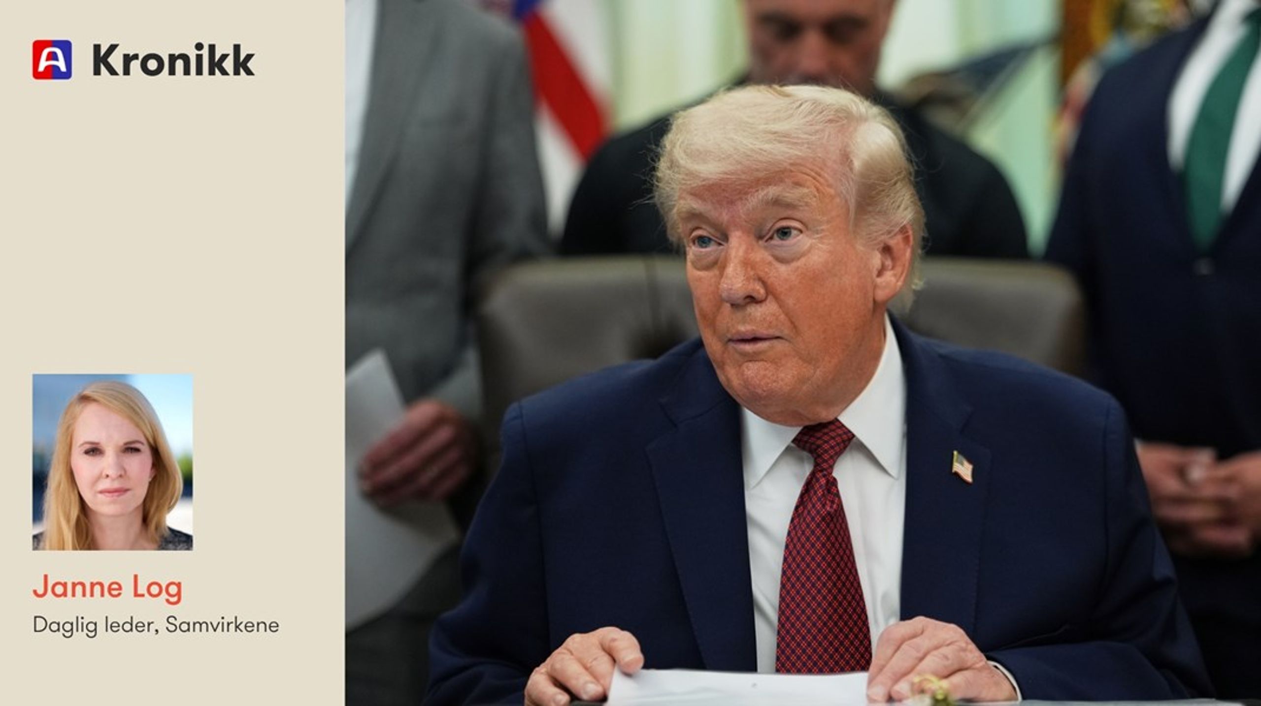 De KI-genererte bildene som Trump har skapt av seg selv, minner oss om vår sårbart fellesskapet er, mener innleggsforfatteren.