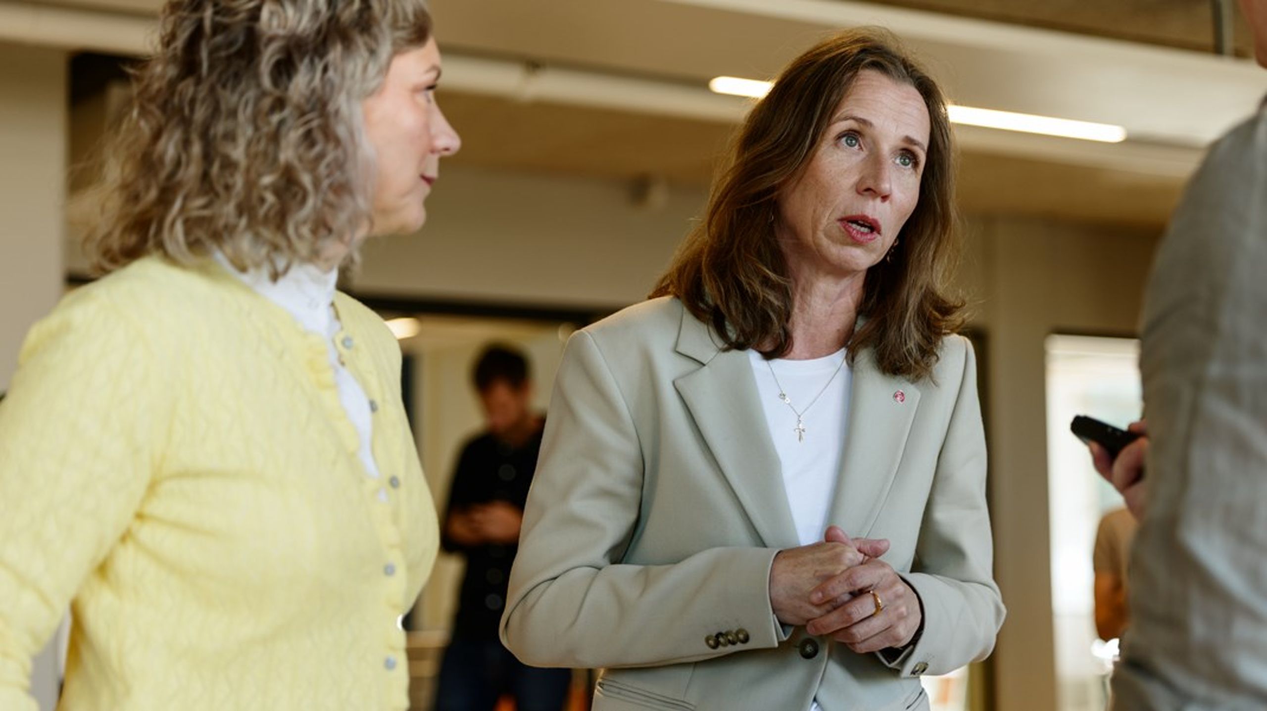 Digitaliseringsminister Karianne Tung har ansvar for regjeringens arbeid med digital suverenitet, mens justisminister&nbsp;Astri Aas-Hansen har ansvar for Nasjonal sky.