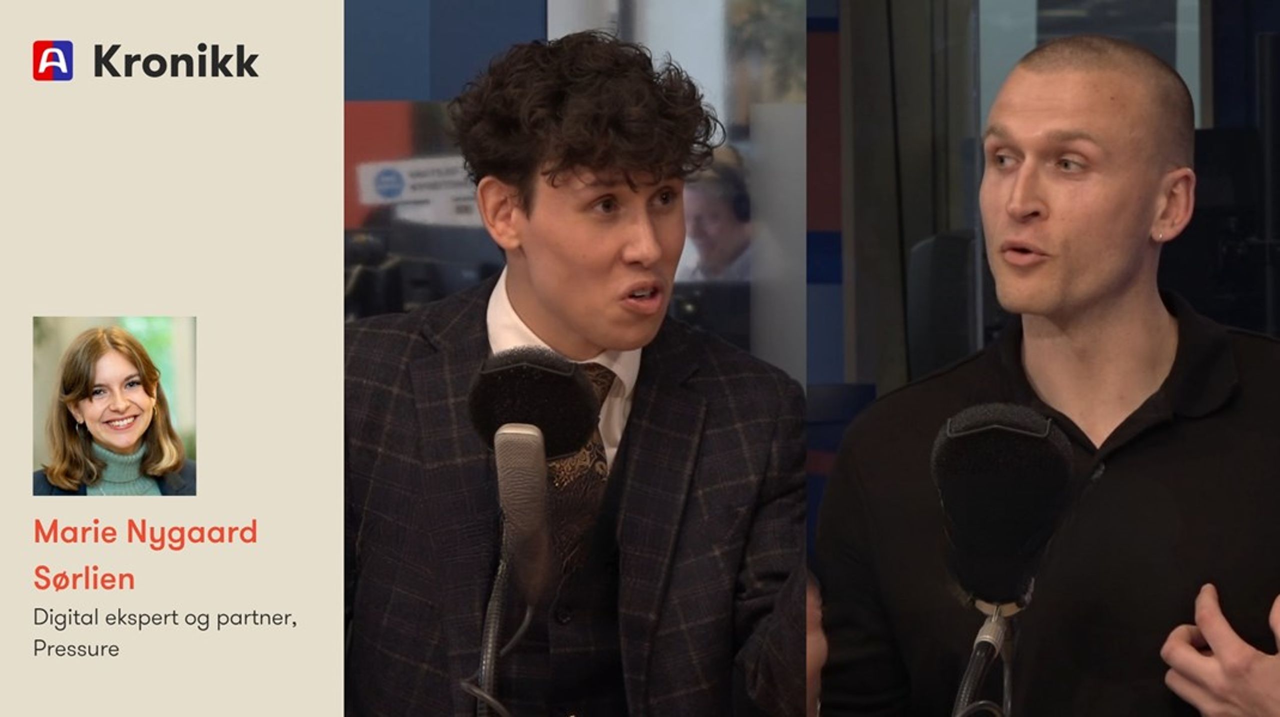 TikTok-beefen mellom influenserne og samfunnsdebattantene Elias Omberg og Jørgen Riis-Gjertsen&nbsp;havnet denne uken&nbsp;i Dagsnytt 18-studioet. Debatten er et godt eksempel på hvordan medieoffentligheten fungerer nå, mener innleggsforfatteren.
