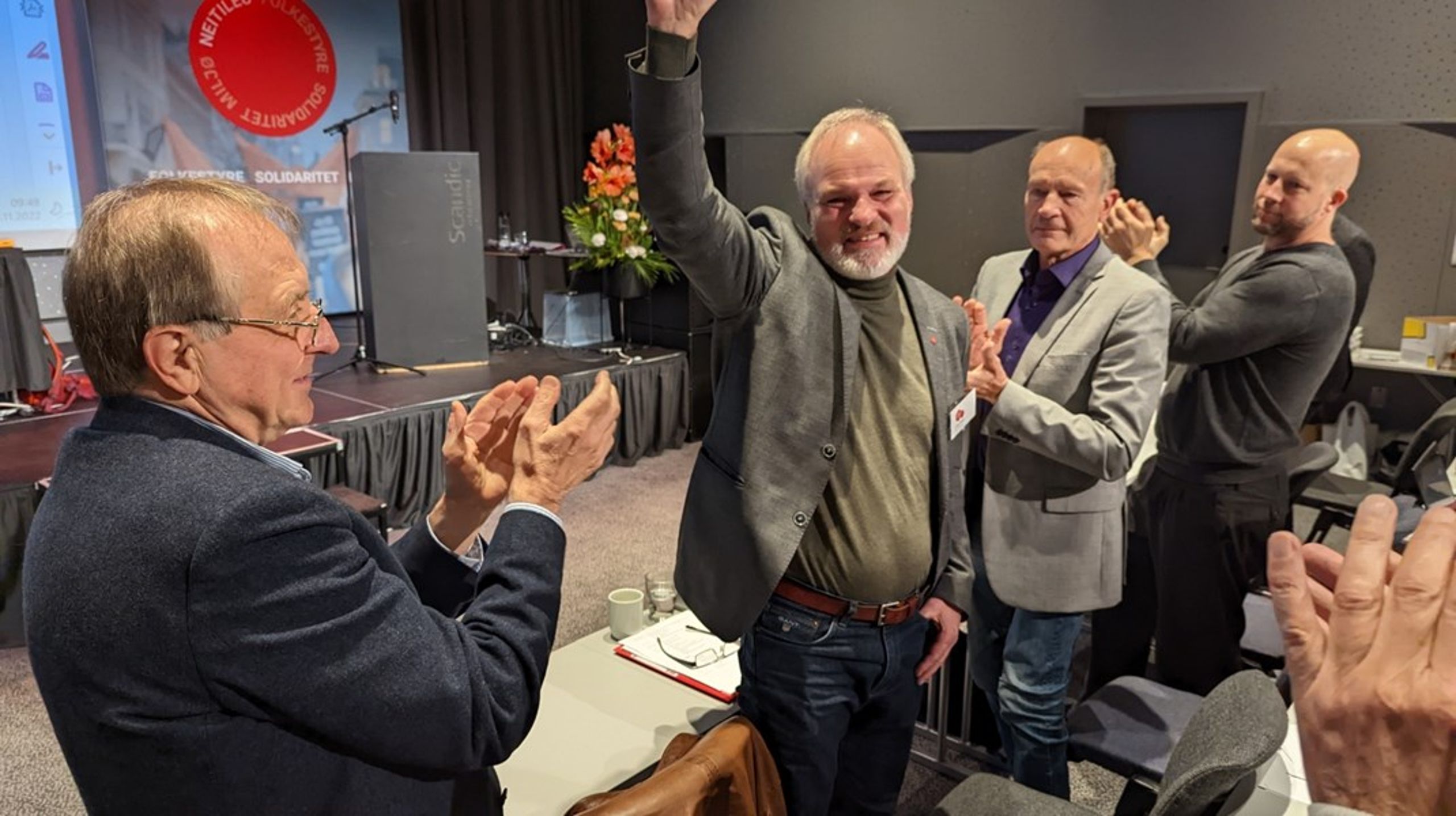 Einar Frogner ble enstemmig valgt til ny leder av Nei til EU på landsmøtet 13. november 2022.