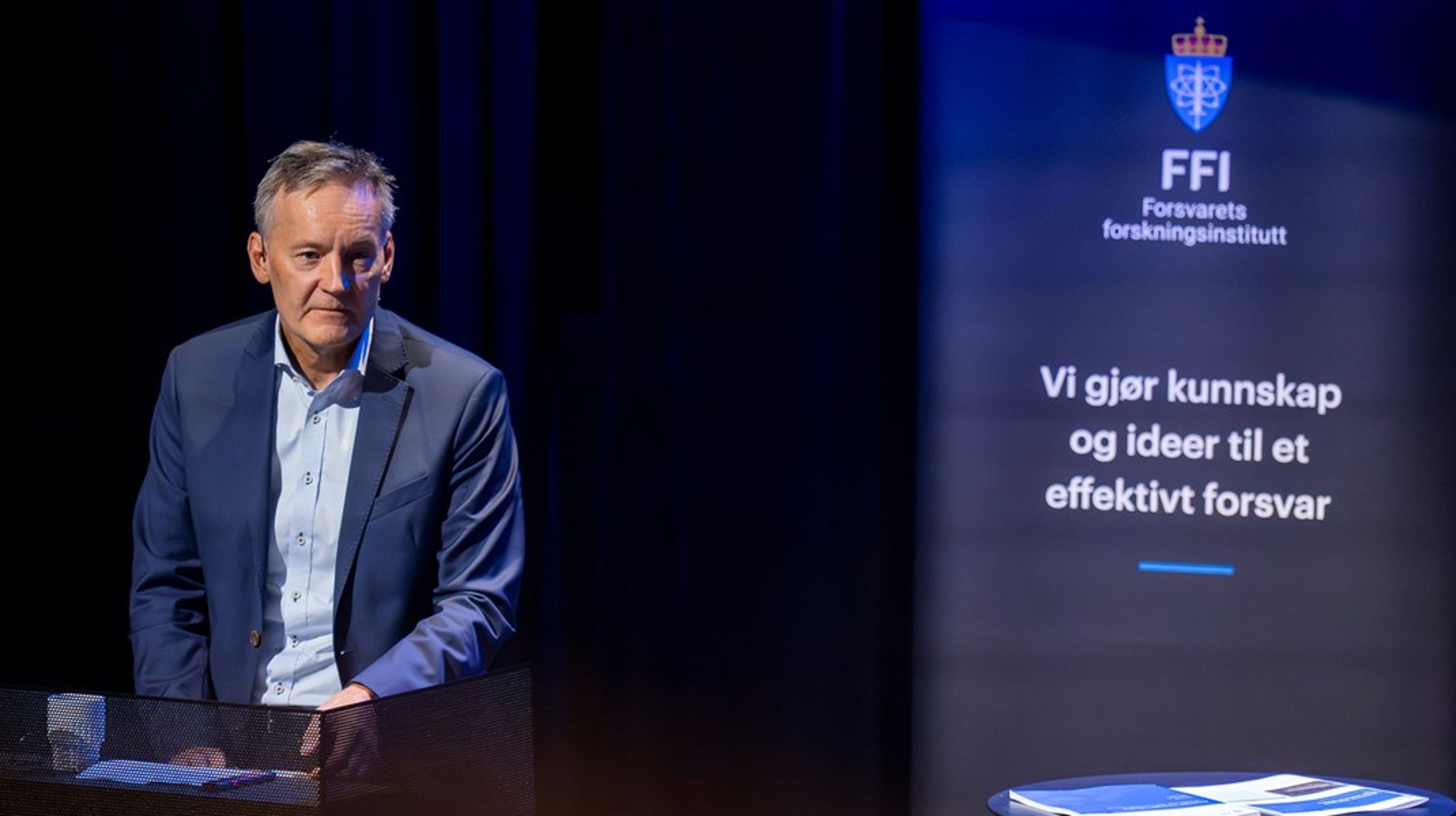 Forskningsdirektør Espen Skjelland er hovedforfatter av FFIs Forsvarsanalysen 2025.