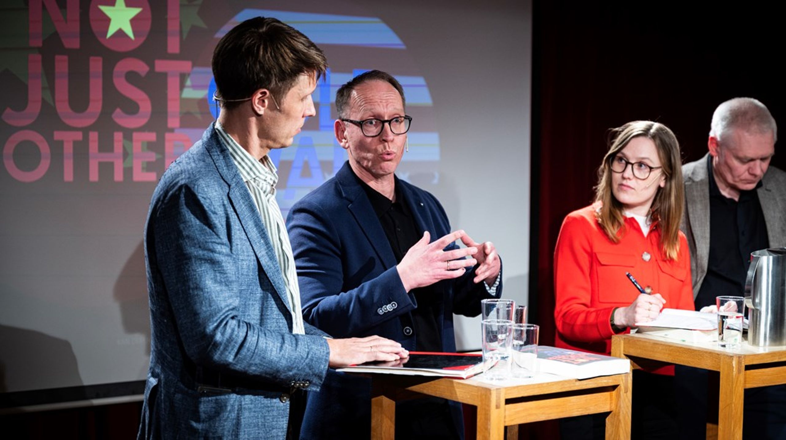 Professor Øystein Tunsjø deltok nylig på en boklansering på Litteraturhuset i Oslo.
