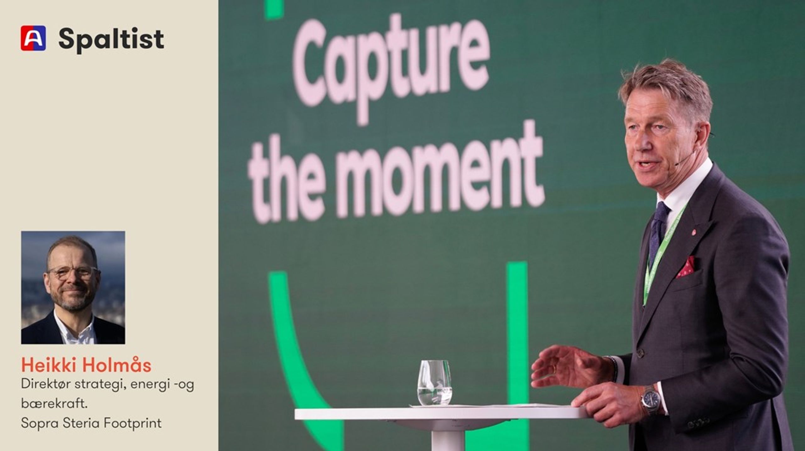 Skal vi som nasjon løfte oss tilbake til virkelighetens verden, må regjeringen og energiministeren vise lederskap, fortelle med tydelig stemme hvor stort kraftbehovet er og invitere Stortinget til å diskutere hvordan målet skal nås, skriver spaltist Heikki Holmås.