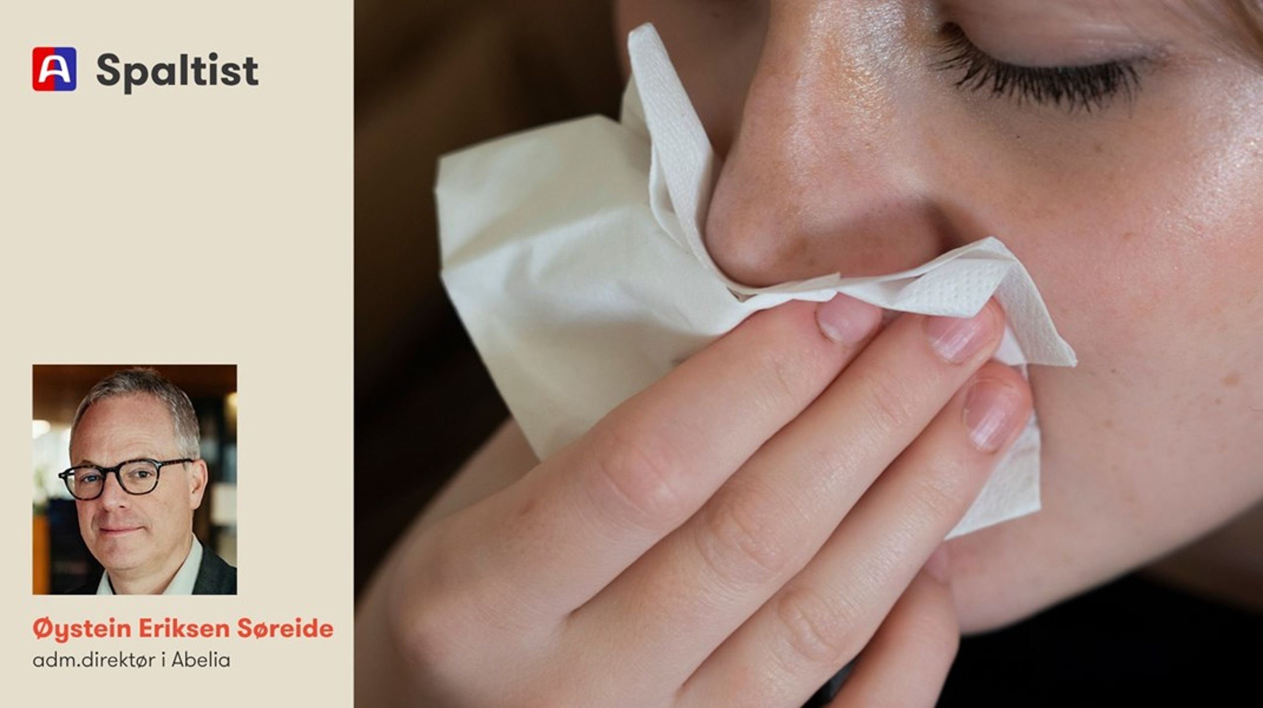 Mye må på plass for å lykkes i et samarbeid om å redusere sykefraværet, og det inkluderer også en&nbsp;kunnskapsbasert diskusjon om innretningen på sykelønnsordningen, skriver spaltist Øystein Eriksen Søreide.