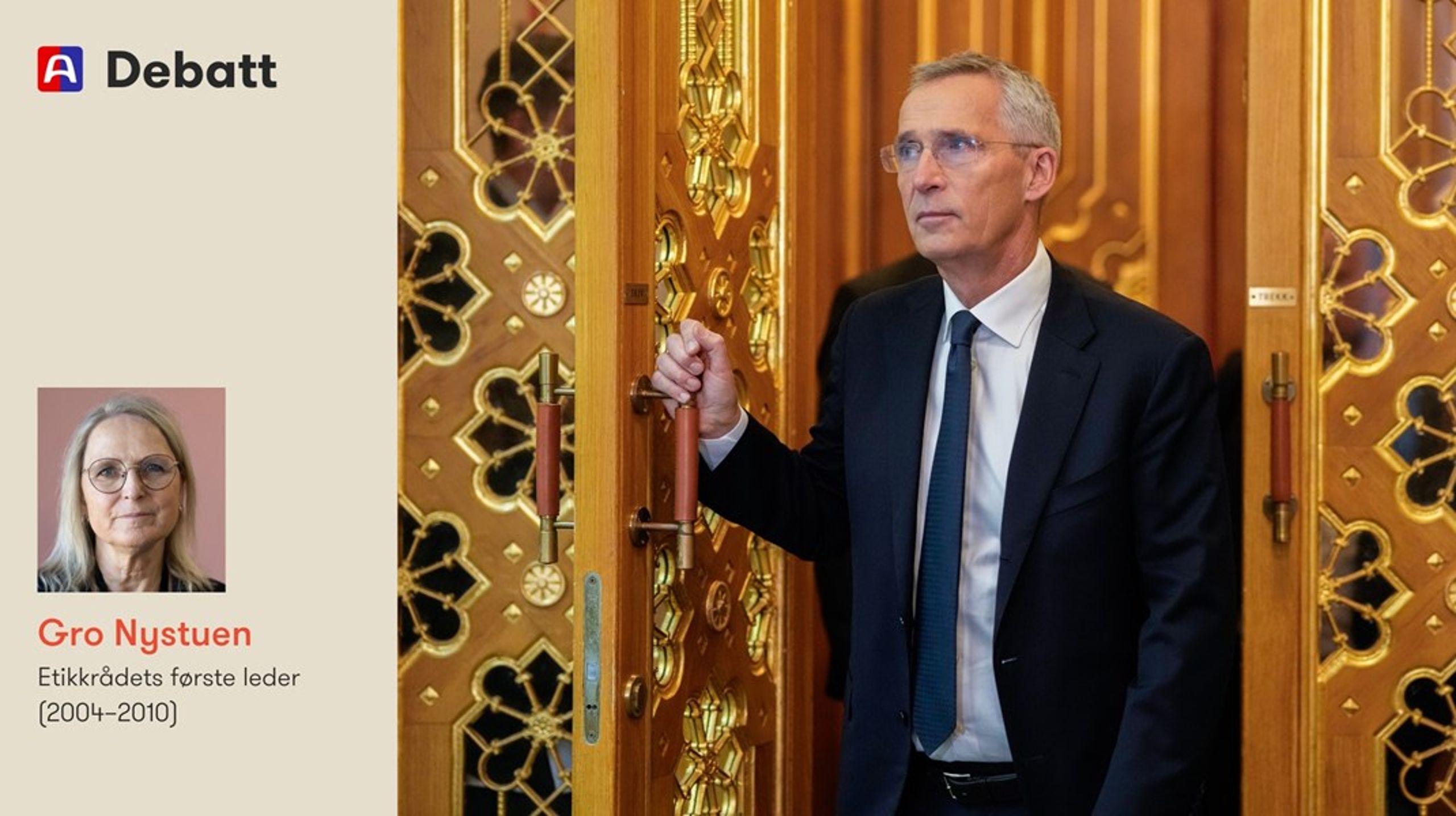 Med en verden i endring er det fornuftig å revidere de etiske retningslinjene, men det er en dårlig beslutning å droppe utelukkelse og observasjon på alle områder mens dette arbeidet foregår, mener den tidligere etikkrådslederen Gro Nystuen.