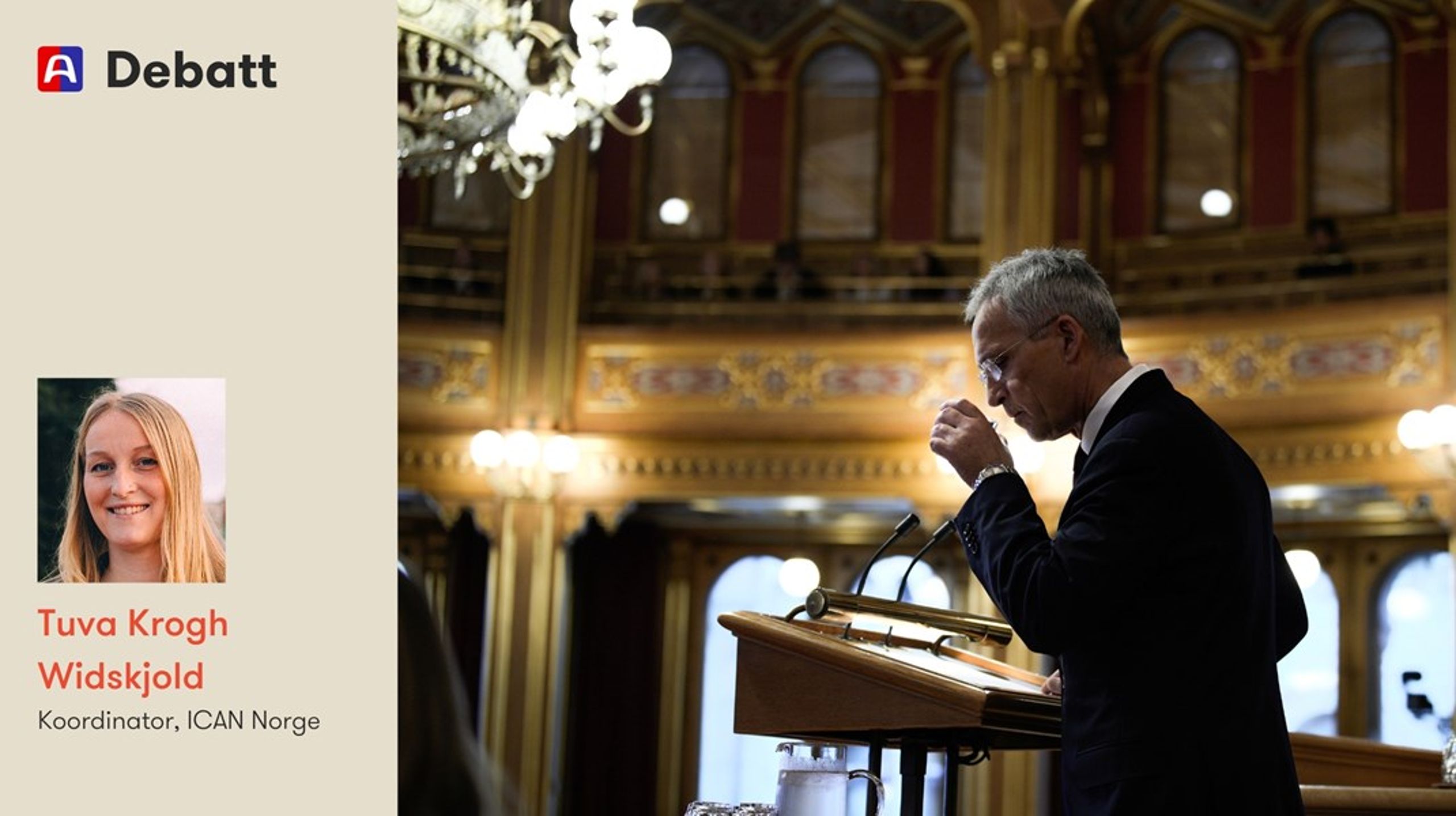 Hver gang Norge er med på å svekke normen mot atomvåpen, gjør vi verden litt mer utrygg, mener innleggsforfatteren.&nbsp;