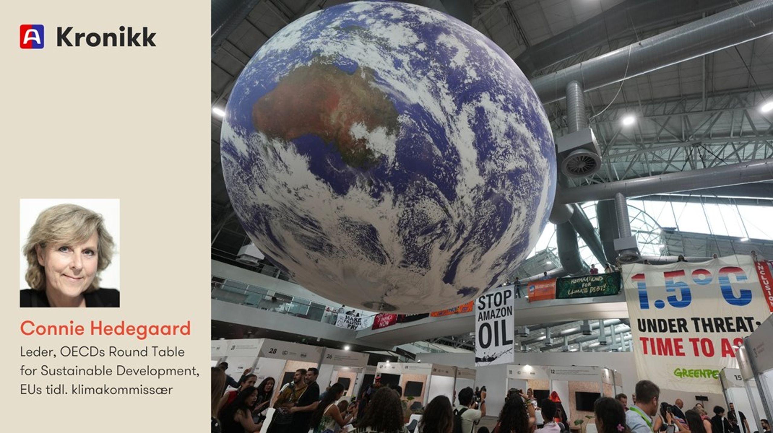 På et tidspunkt der stadig flere merker klimaendringene stadig mer, er det selvsagt nedslående at enkelte regjeringer og fossile interesser så åpenlyst gjør hva de kan for å forhindre og forsinke omstillingen. Men kanskje er motstanden de siste krampetrekningene fra en fossil industri som har vanskelig for å erkjenne at storhetstiden ligger bak dem? mener Connie Hedegaard.