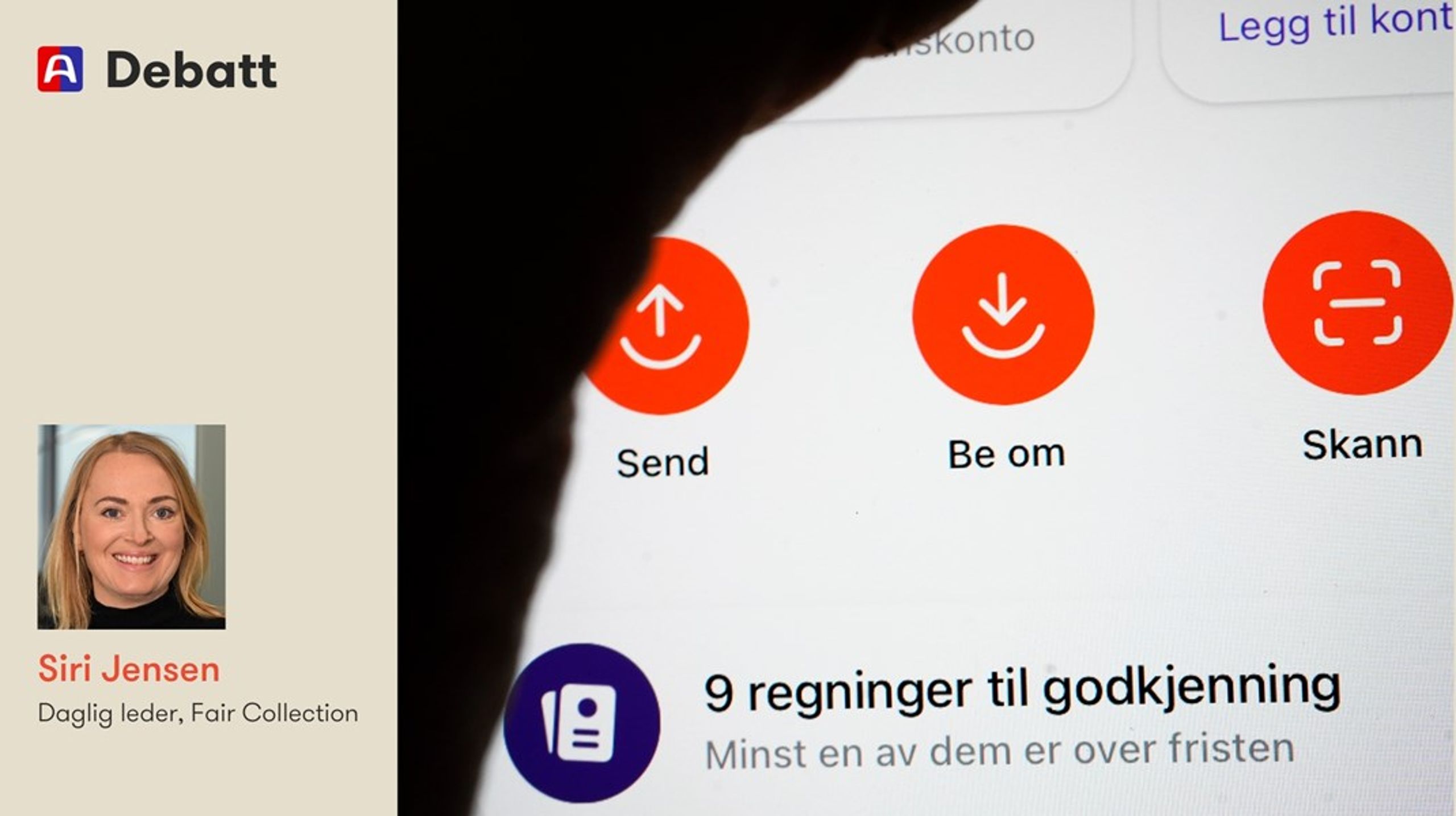 Å presentere tilstanden i inkassobransjen som en trussel mot hvordan næringslivet skal få sine oppgjør, og som et «være eller ikke være»-øyeblikk for bransjen, er skivebom, mener innleggsforfatteren.
