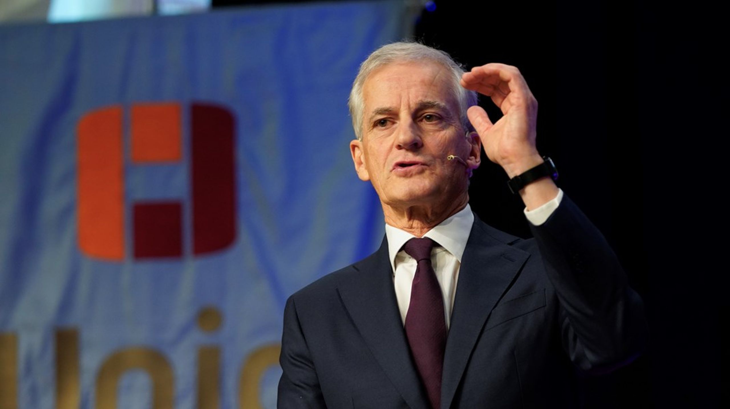 Statsminister Jonas Gahr Støre deltok på Unio-konferansen også i fjor.