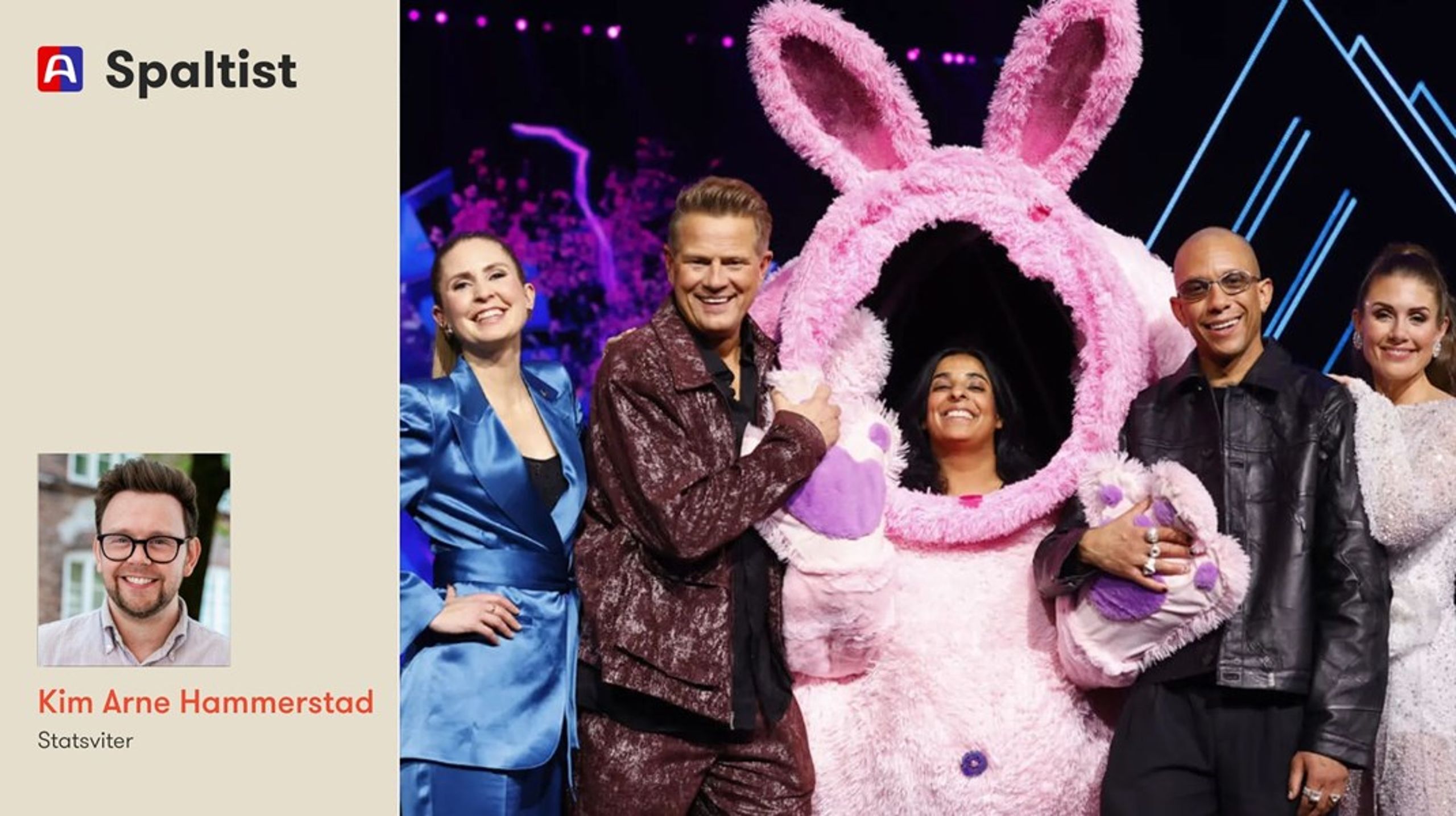 Spaltist Kim Arne Hammerstad slå et slag for backbencheren på Stortinget, som først og fremst blir mo i knærne av ordet «forretningsorden» og som aldri vil bli invitert til å synge Queen-sanger inni et kostyme på riksdekkende fargefjernsyn.