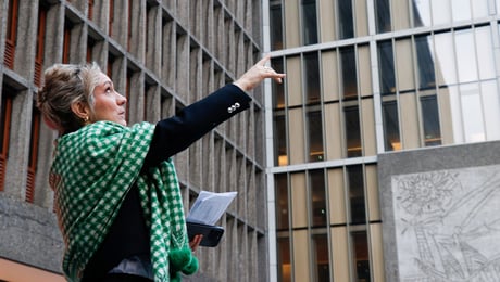 Sju departementer flytter inn i nytt regjeringskvartal