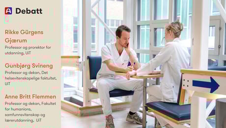 Ikke kritiser studentene som er motiverte til å gå inn i krevende velferdsyrker