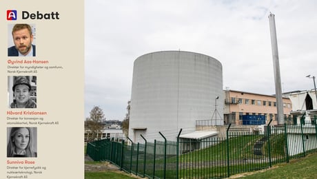 Historisk atomavfall er statens ansvar. Nytt avfall vil bli betalt av produsentene