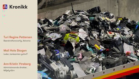 E-avfall rett i søppelbøtta gjør oss mer sårbare i KI-kappløpet   