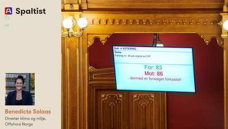 Skal vi fortsette å kutte utslipp, trengs stabile rammebetingelser - særlig i en urolig verden