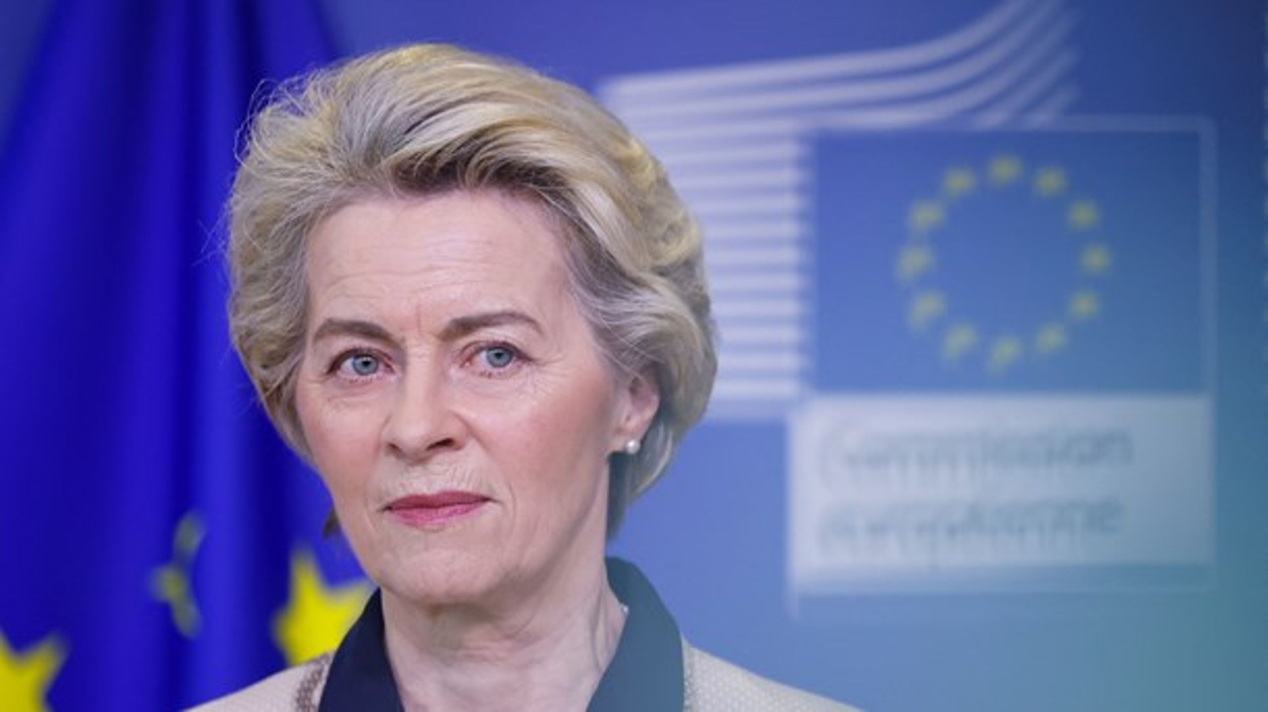 EU-kommisjonens president Ursula von der Leyen&nbsp;ga i dag et nytt svingslag mot Russland i EUs tiende sanksjonspakke.&nbsp;