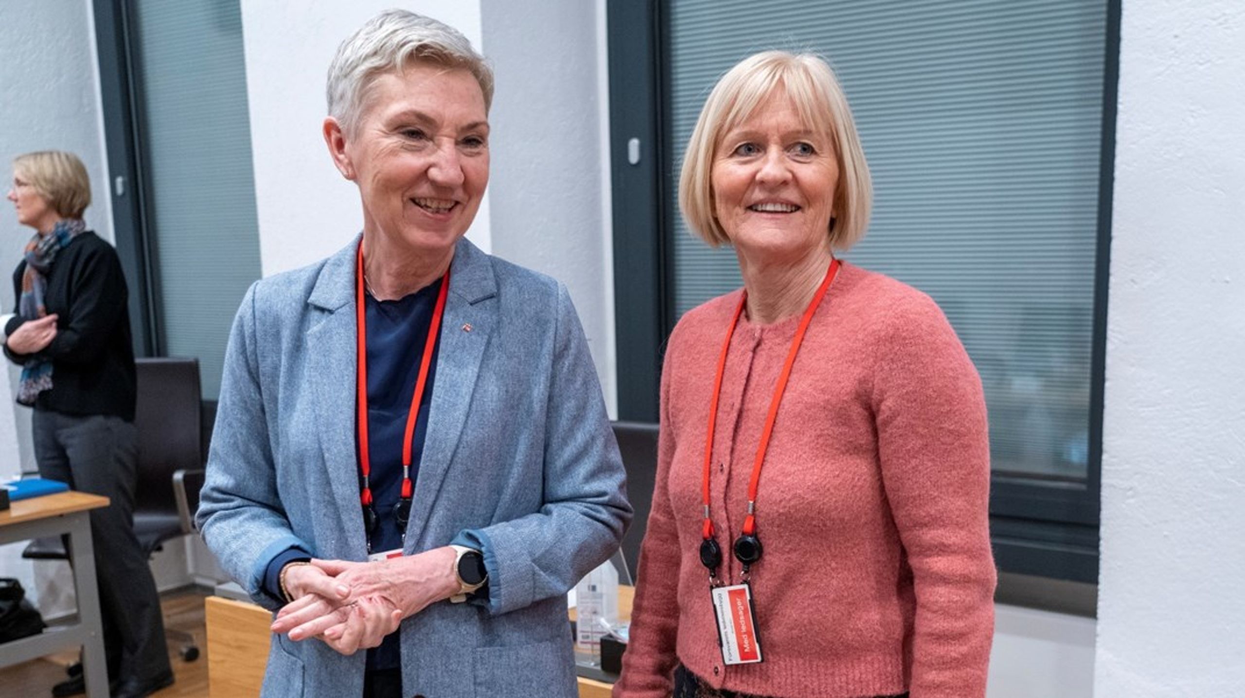 LO-leder Peggy Hesse Følsvik og Unio-leder Ragnhild Lied. På viktige områder trekker de i motsatt retning i arbeidslivspolitikken.