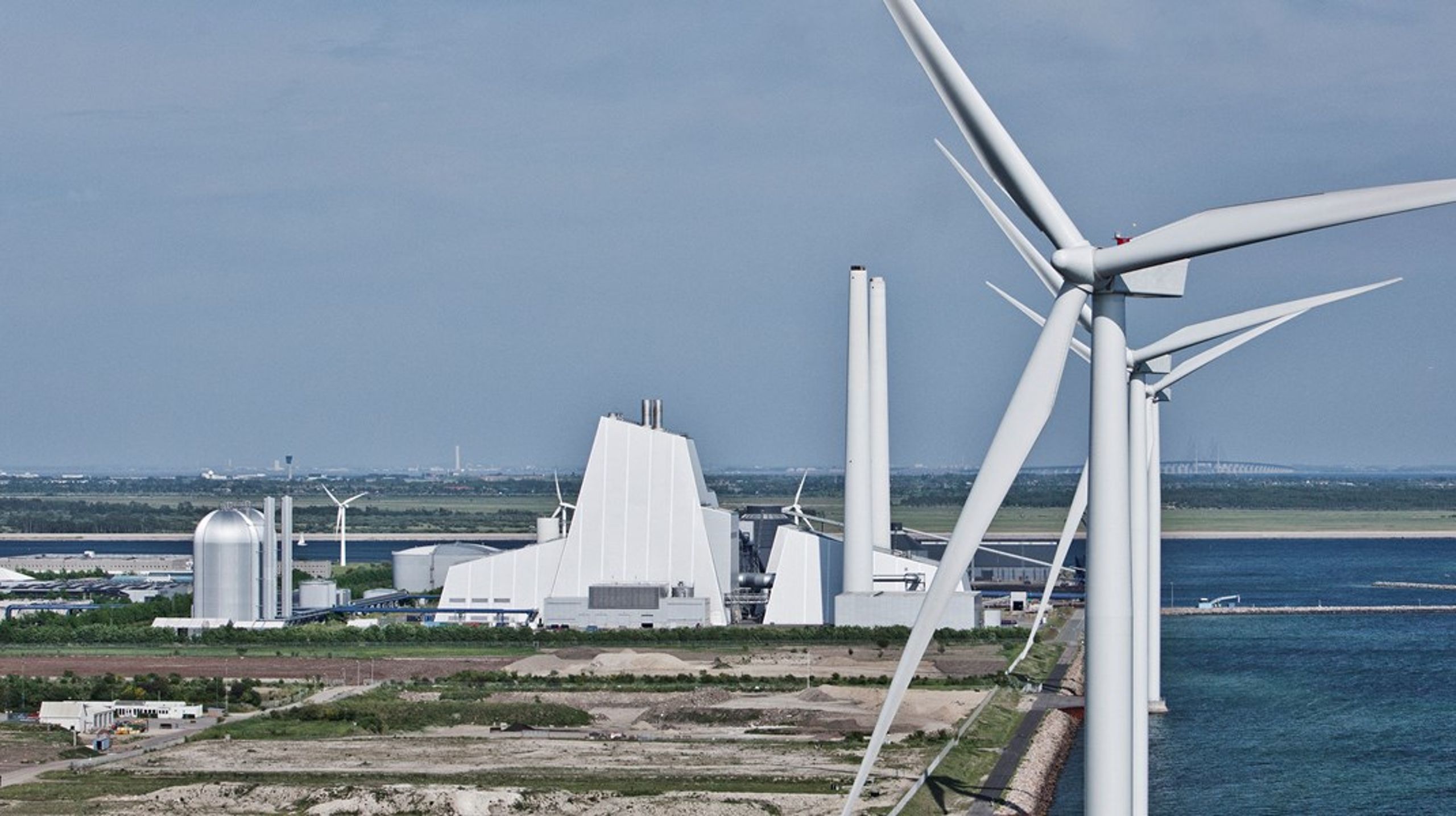 Avedøre kraftverk er et av to kraftverk der Ørsted nå skal fange CO2, som skal sendes til lagring på norsk sokkel.