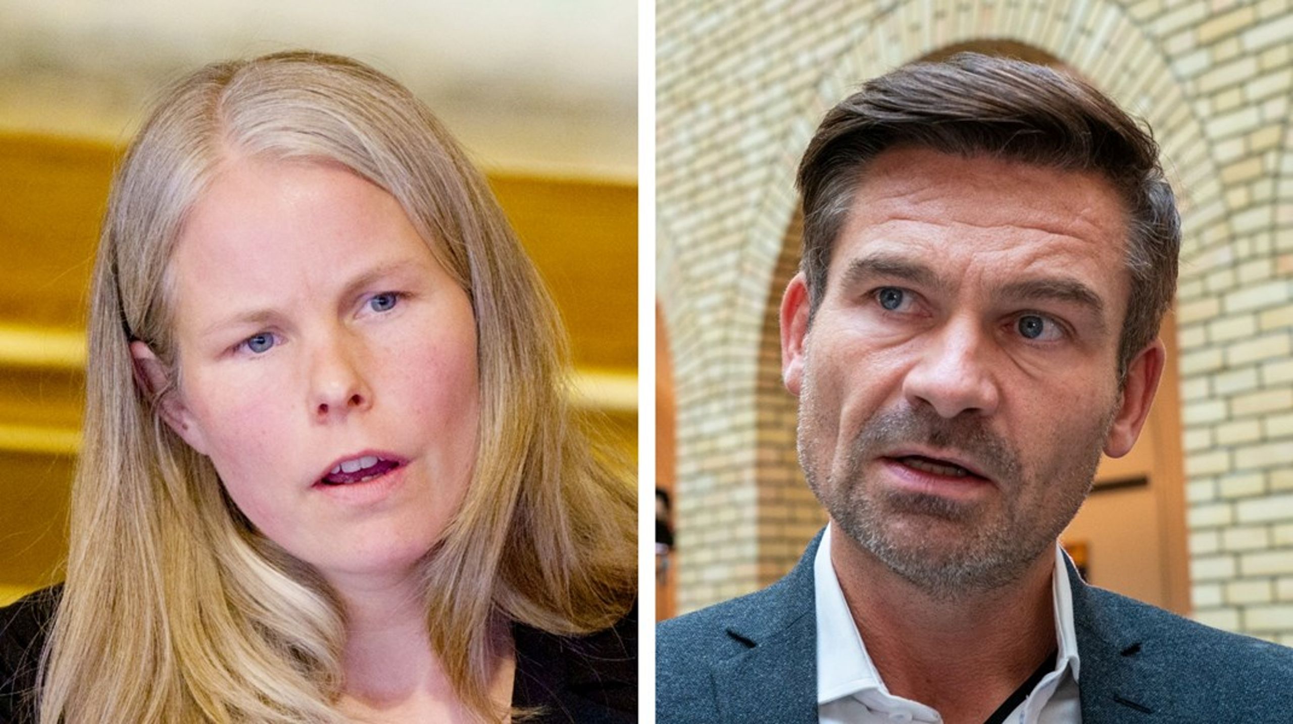 Både Kirsti Bergstø (SV) og Roger Bjørnstad (LO) er skeptiske til en modell med trygdebasert lønn for uføre.