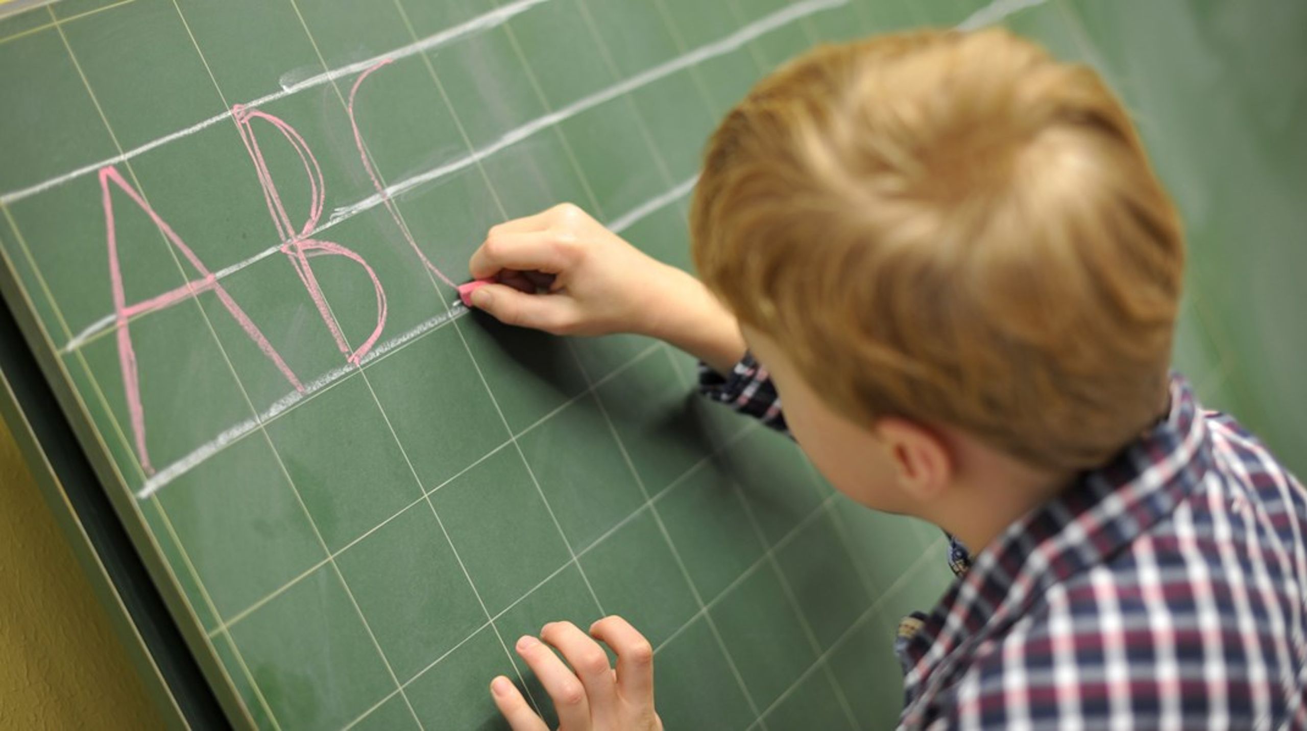 Bør bokstavene "EU" og "EØS" skrives oftere på tavlen i klasserommene til&nbsp;barn og unge?