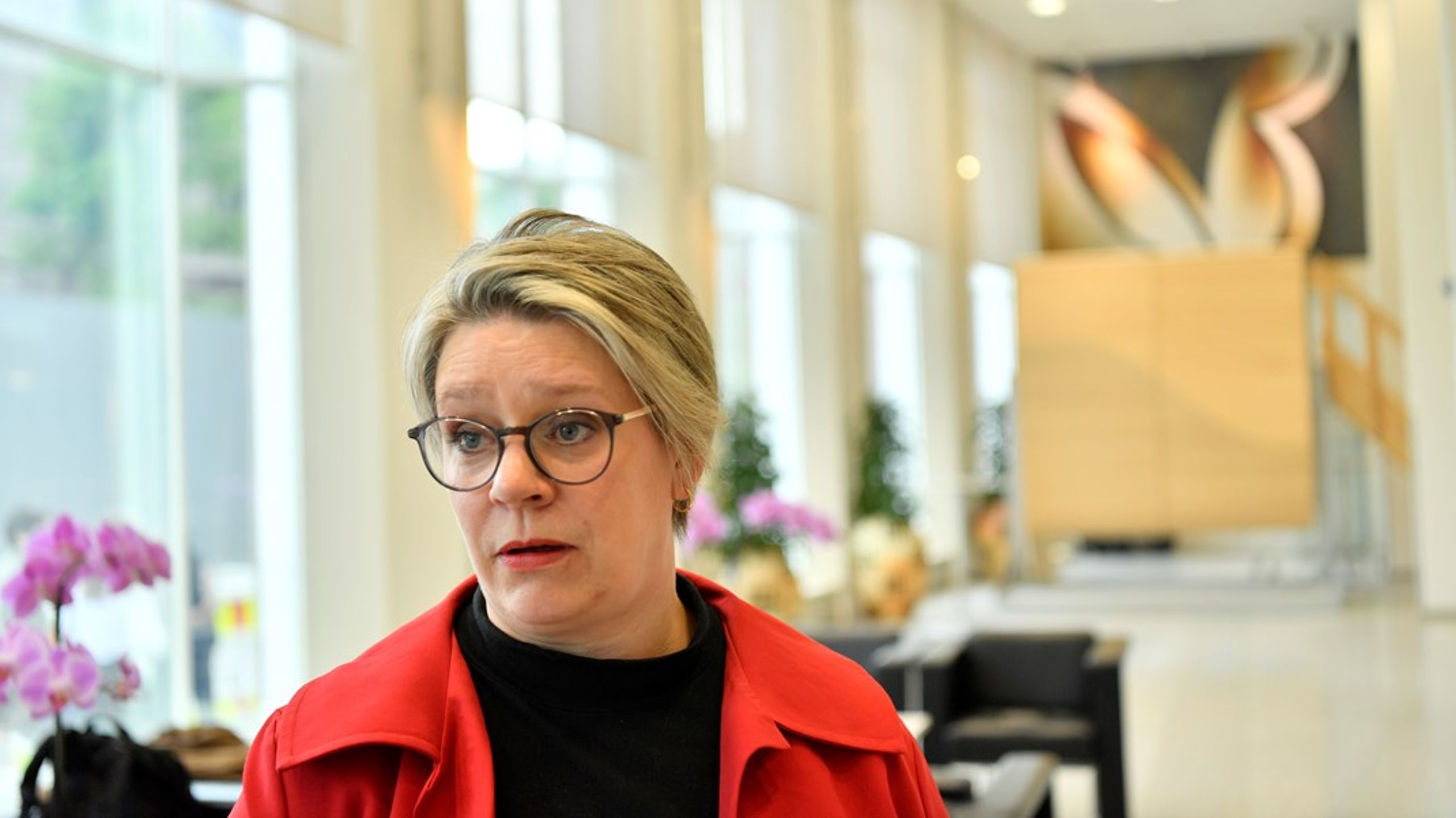 Arbeids- og inkluderingsminister Marte Mjøs Persen (Ap) mener at arbeidslinjen bør styrkes og videreutvikles.