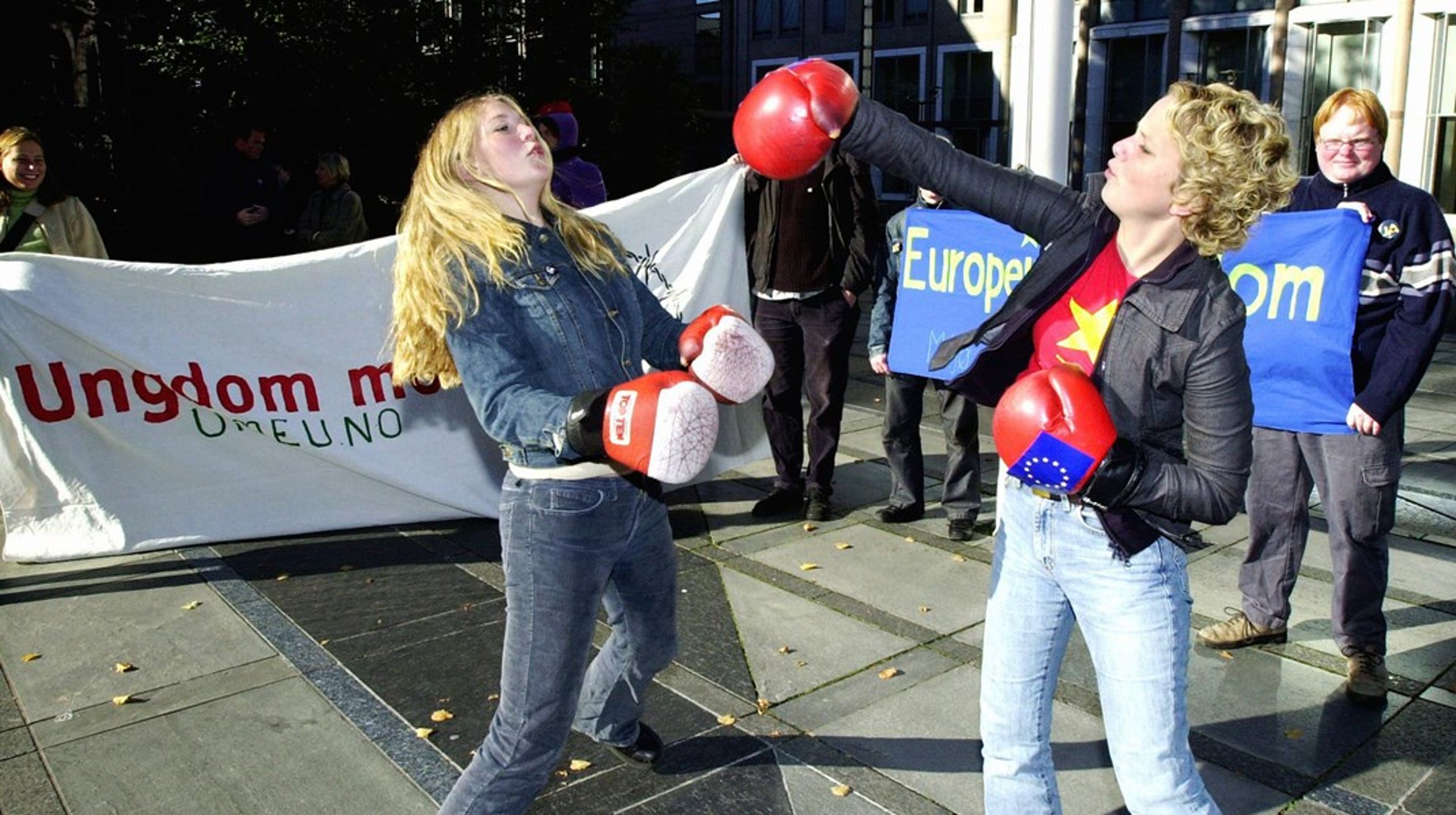 Unge debatterer for og mot norsk medlemskap i EU i Altingets spalter. Her er en tidligere frisk meningsutveksling mellom daværende leder i Ungdom mot EU Maria Walberg, og daværende&nbsp;leder i Europeisk Ungdom Ingrid Langerud.&nbsp;