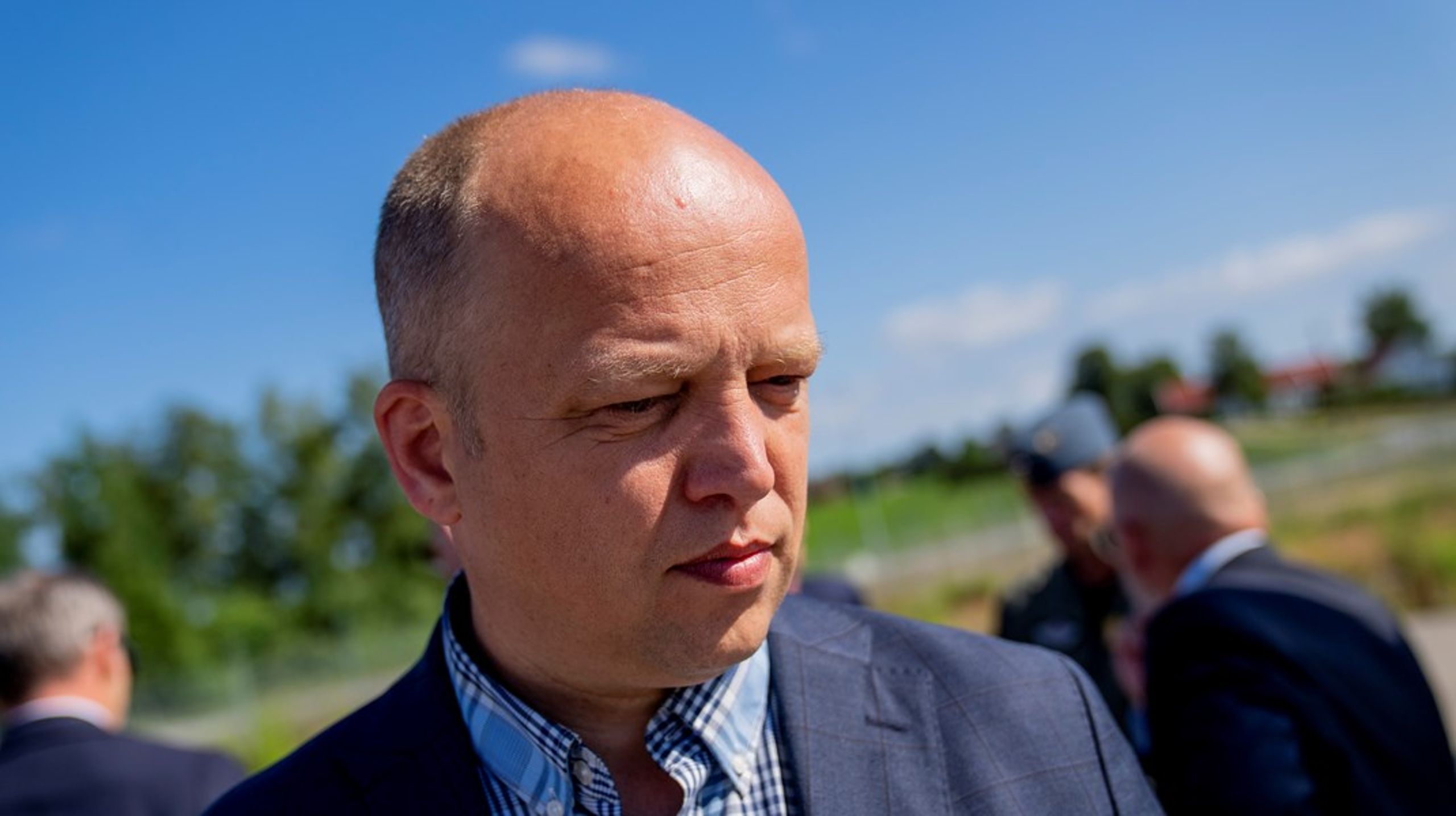 Finansminister og partileder Trygve Slagsvold Vedum (Sp).
