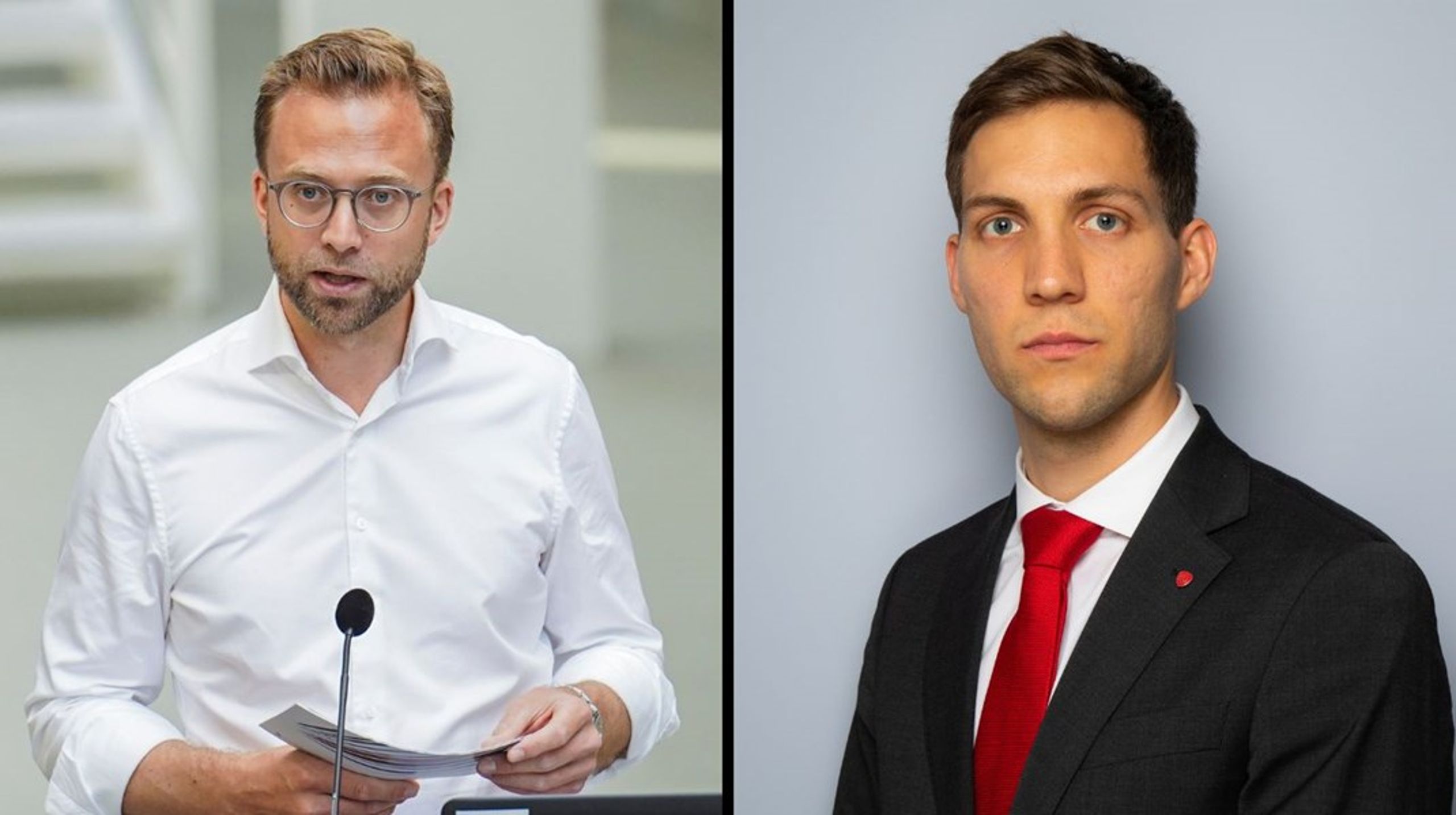 Nikolai Astrup (H) og Andreas Bjelland Eriksen (Ap) møttes til duell om Høyre og Arbeiderpartiets energipolitikk under Arendalsuka.