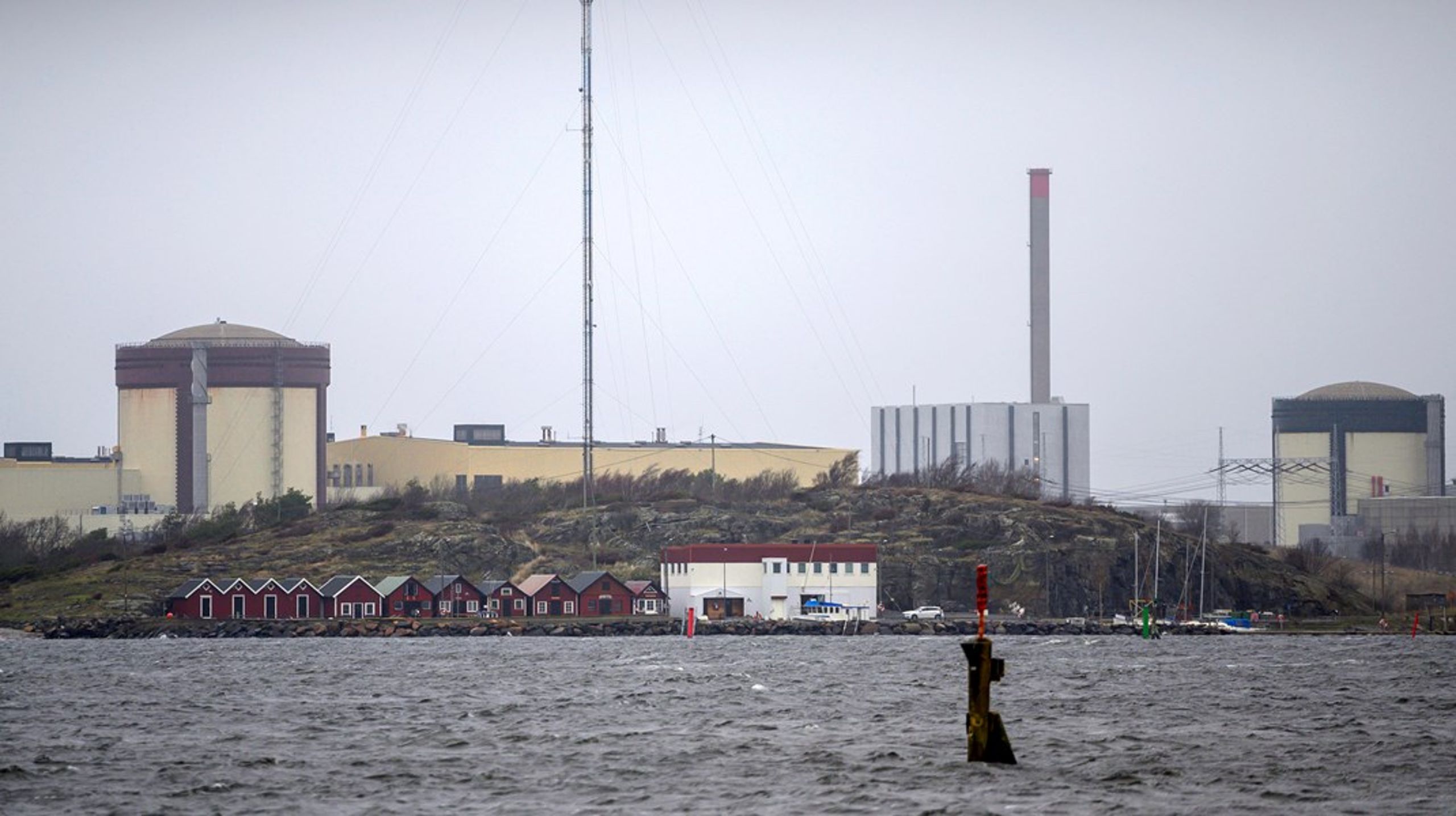I Sverige produserer de energi fra både sol, vind og kjernekraft, som her i Varberg. Et flertall av danskene vil gjerne undersøke om det samme kunne vært en mulig kombinasjon i Danmark.<br>