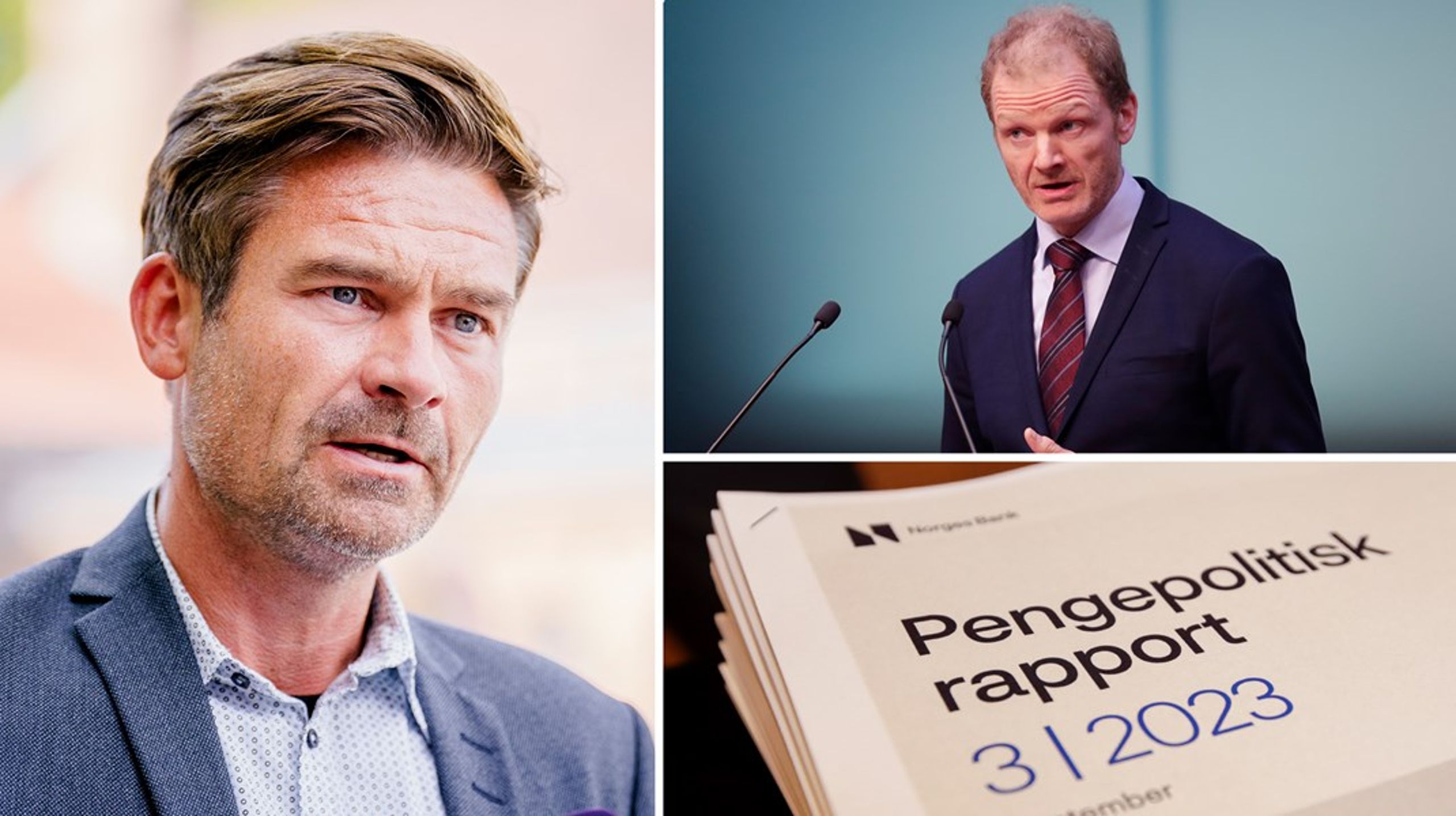 Sjeføkonom i LO Roger Bjørnstad er sterkt kritisk til rentebeslutningen som visesentralbanksjef Pål Longva la frem forrige uke.