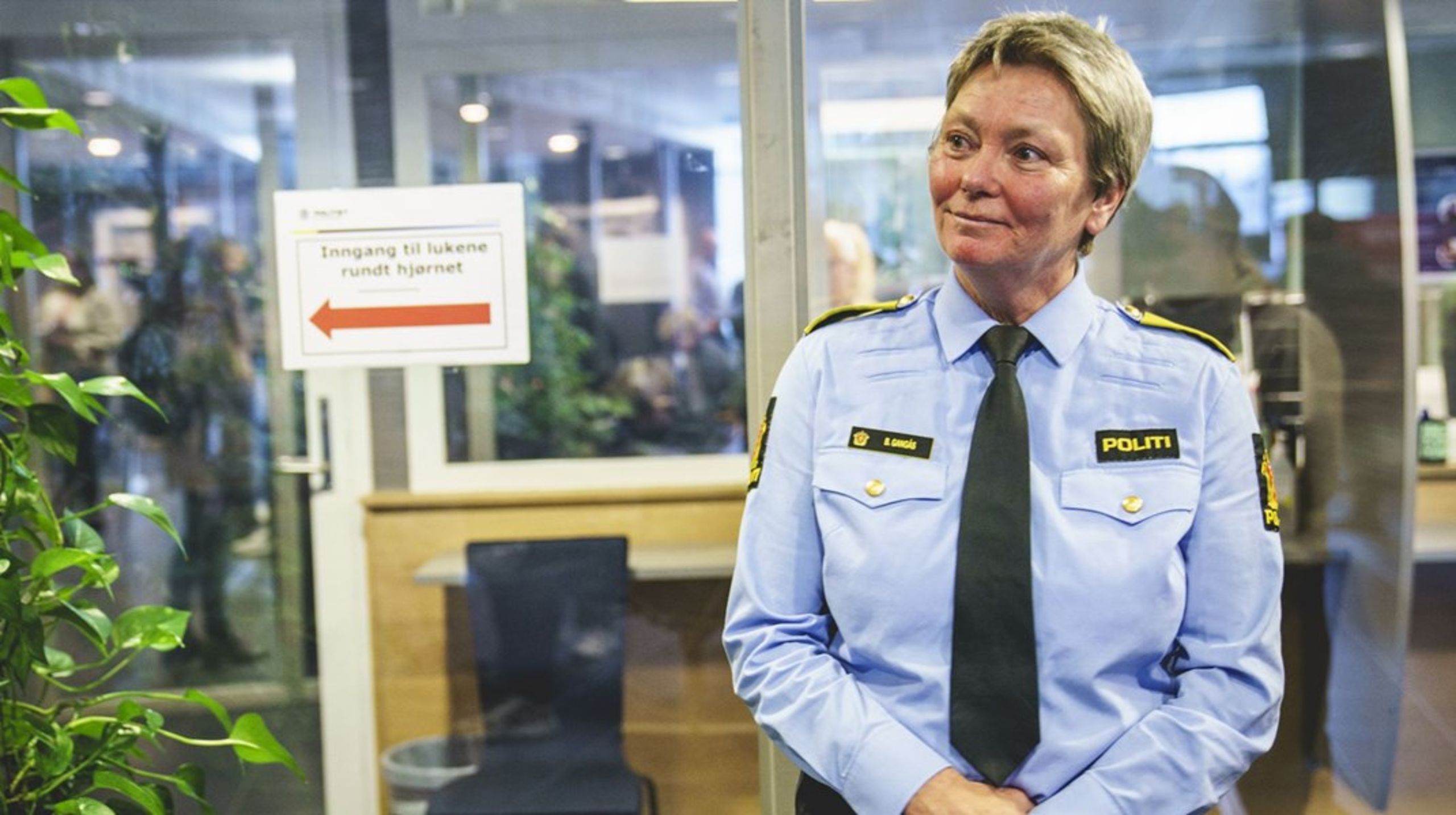 Beate Gangås på Stovner politistasjon, i rollen som politimester i Oslo. Nå er det klart at hun tiltrer i en ny rolle, som sjef for Politiets Sikkerhetstjeneste (PST).