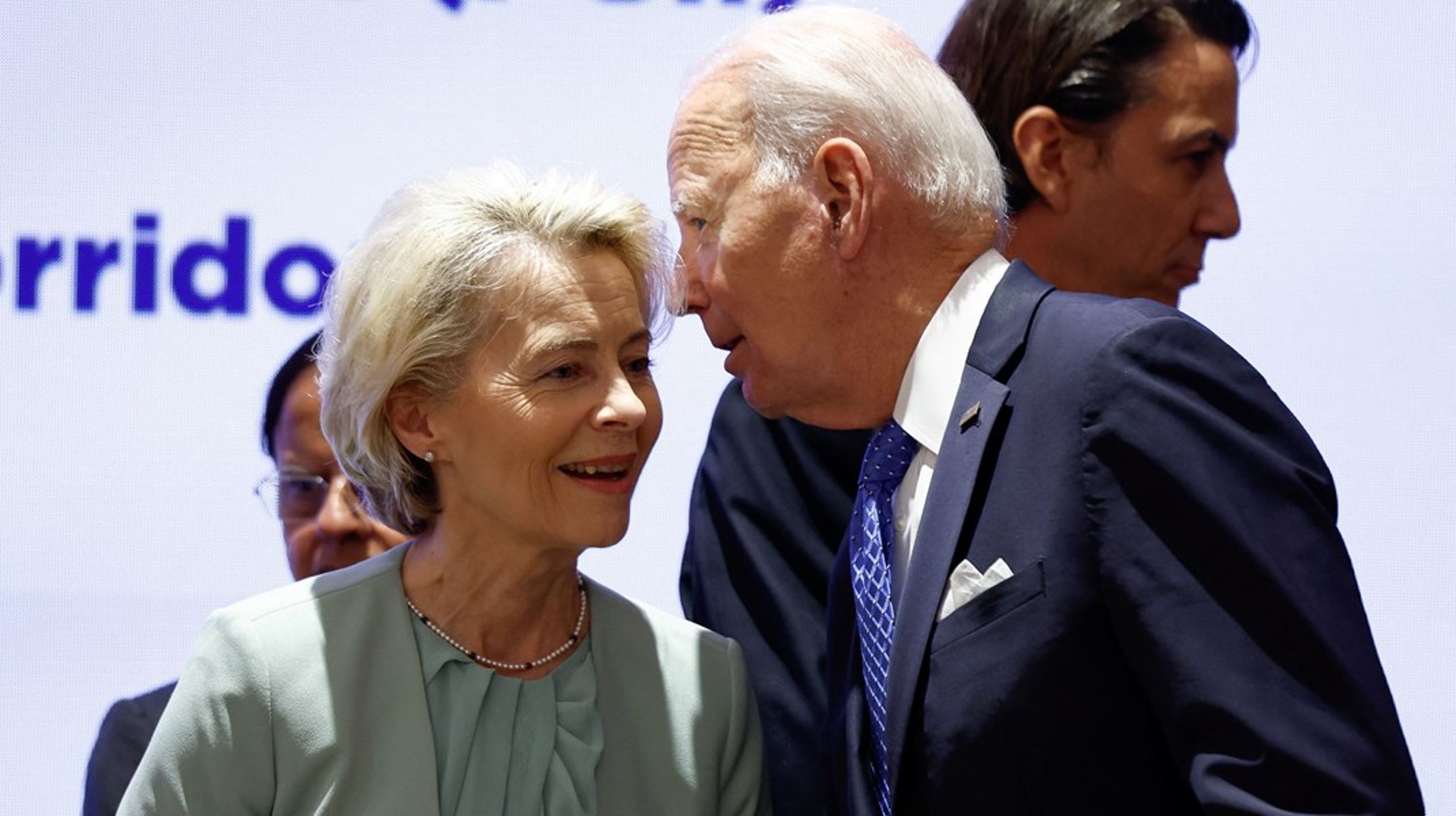 EU-kommisjonens president Ursula von der Leyen og USAs president Joe Biden får denne uken sjansen til å fortsette fortrolige samtaler i et toppmøte i Washington.