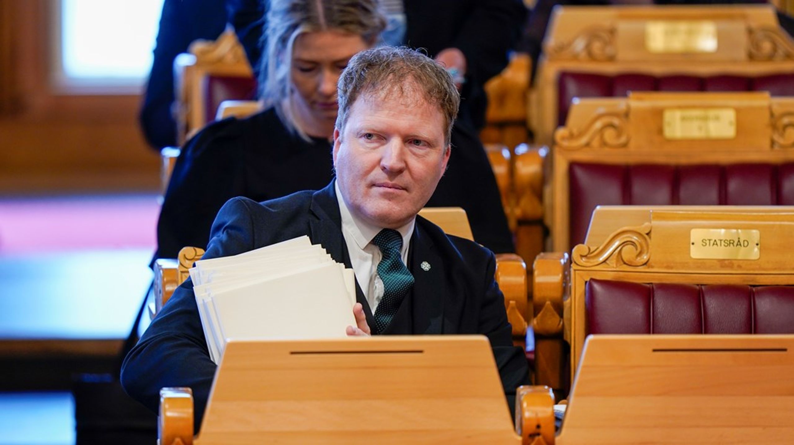 Sigbjørn Gjelsvik er en av flere statsråder som returnerte til Stortinget denne uken.&nbsp;
