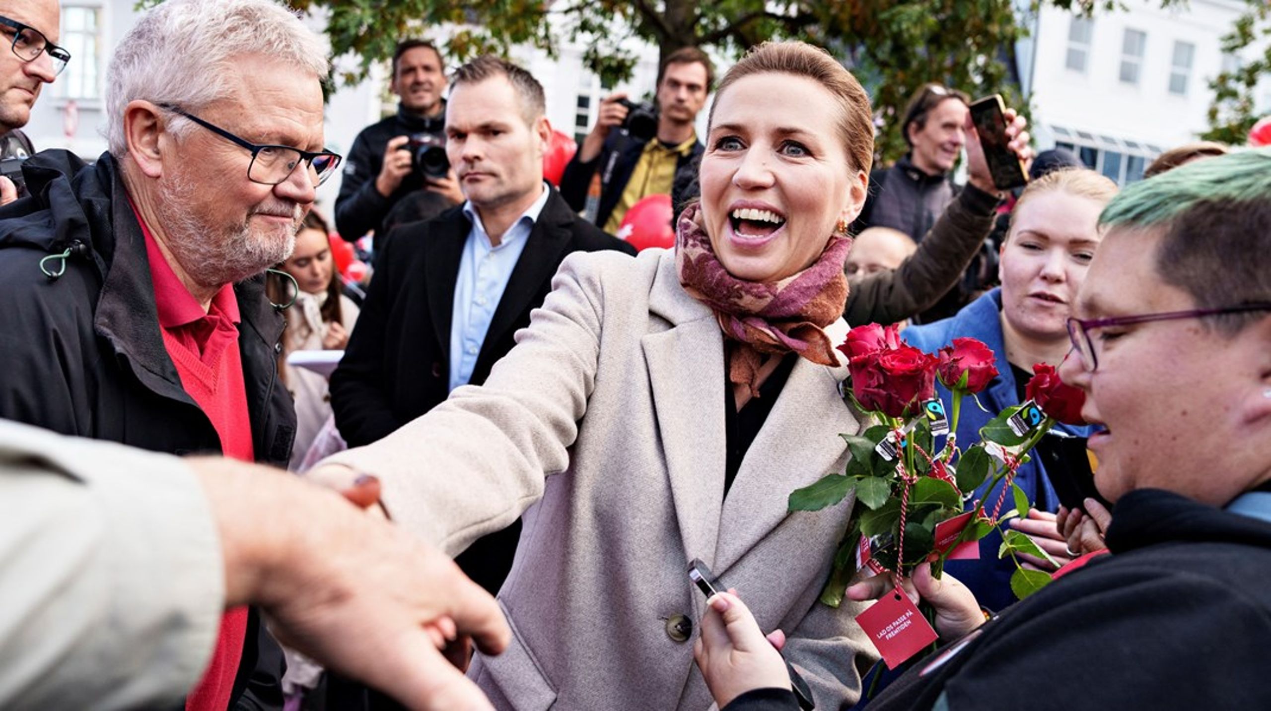 Den ekstra lønnspotten for offentlig sektor var en viktig del av Mette Frederiksens valgkampinnspurt i fjor høst.