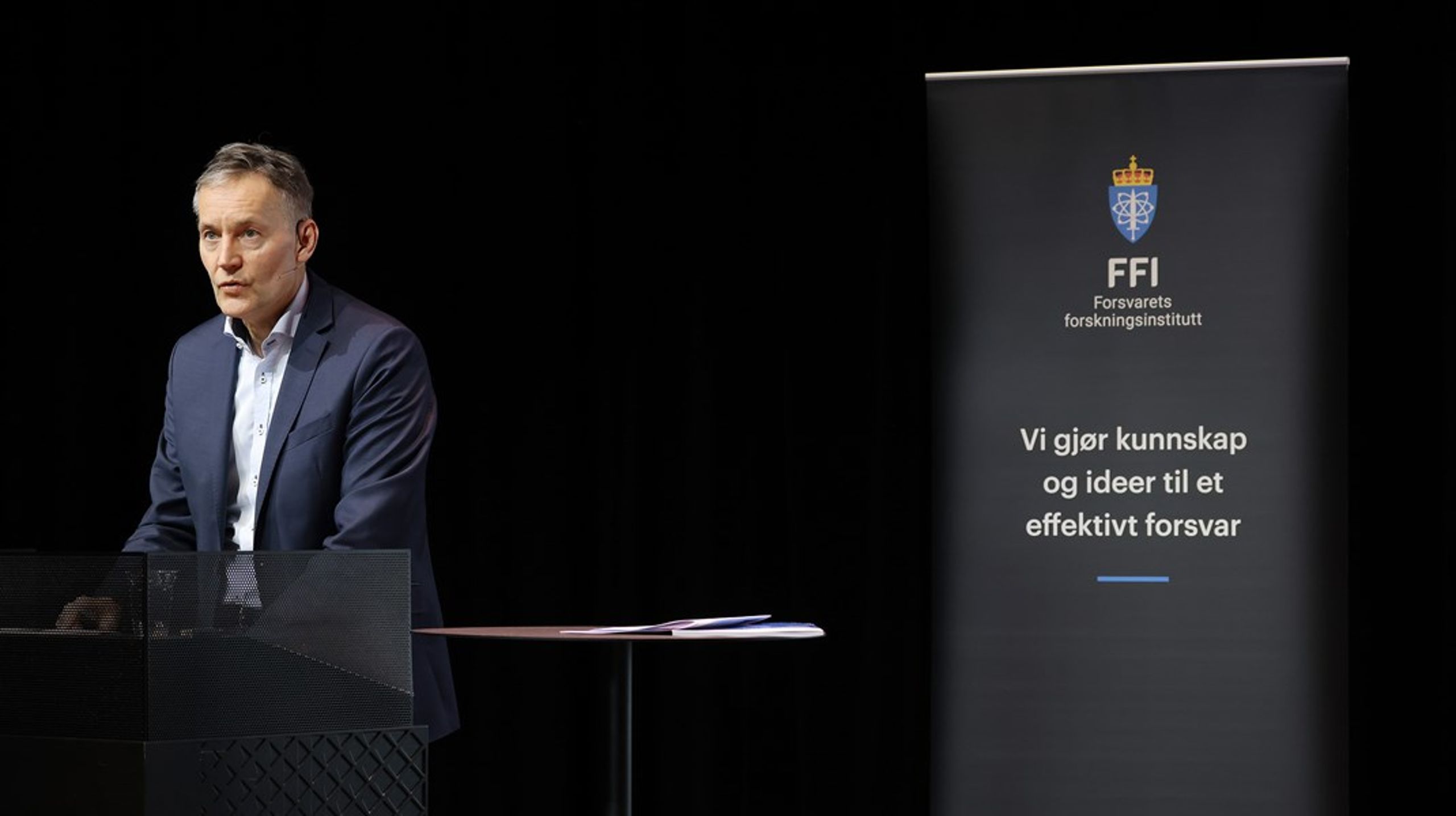 Tirsdag 13. februar presentere forskningsdirektør ved FFI, Espen Skjelland Forsvarsanalysen 2024.