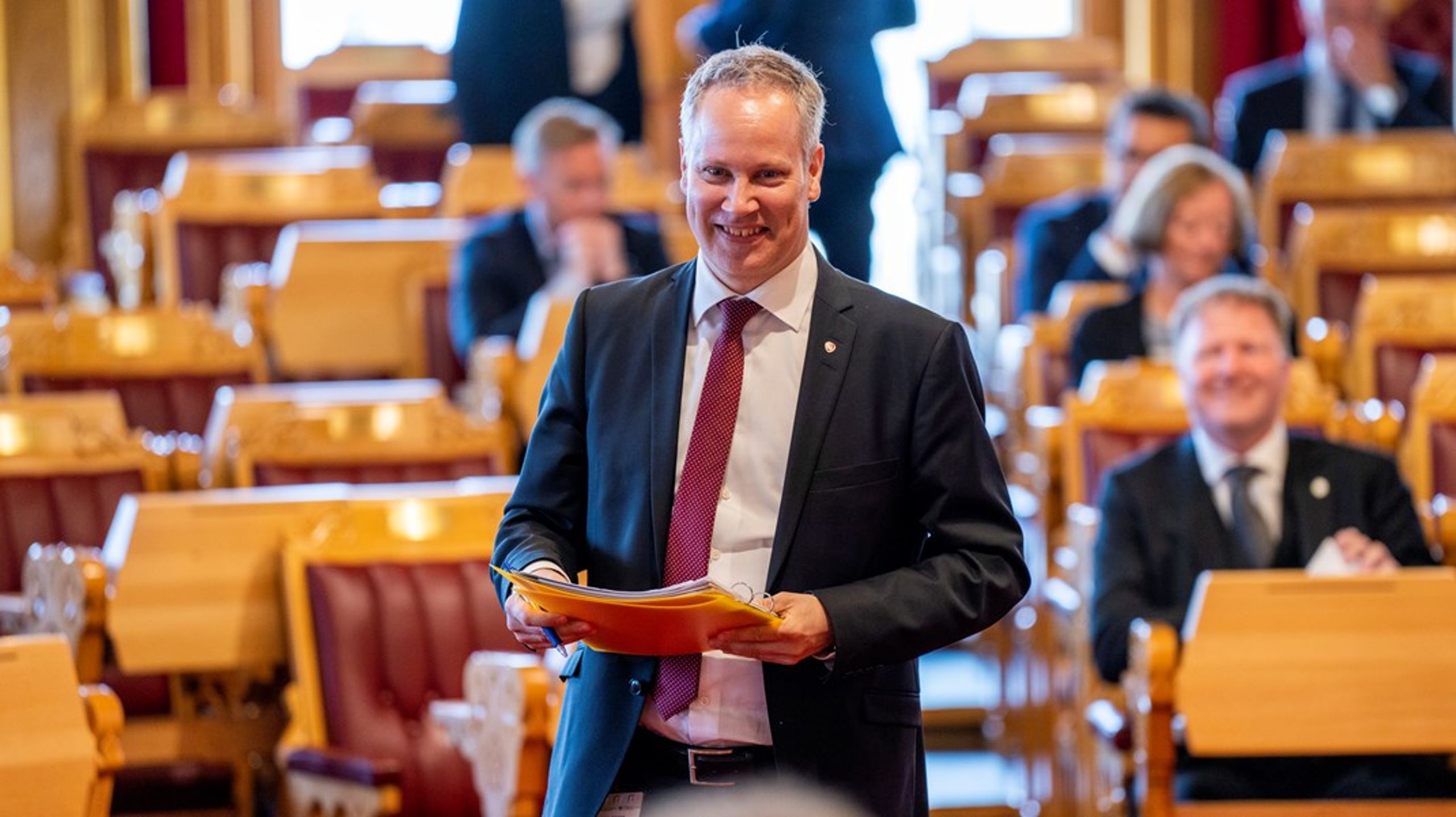 Samferdselsminister Jon-Ivar Nygård (Ap) la frem regjeringens handlingsplan mot sosial dumping i transportsektoren forrige uke.