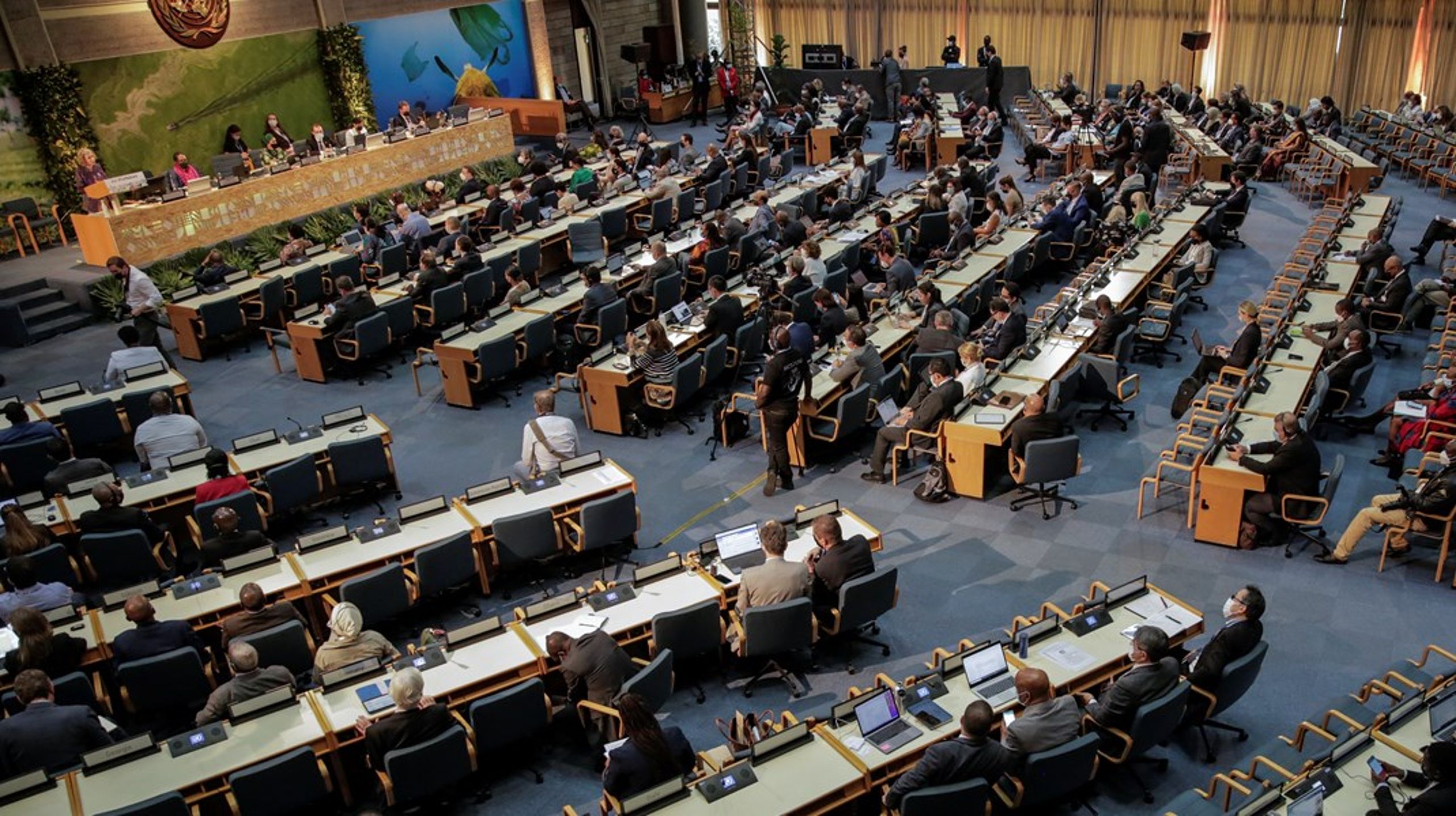 FNs miljøforsamling møttes i Nairobi sist uke. Her fra da forsamlingen møttes i 2022.